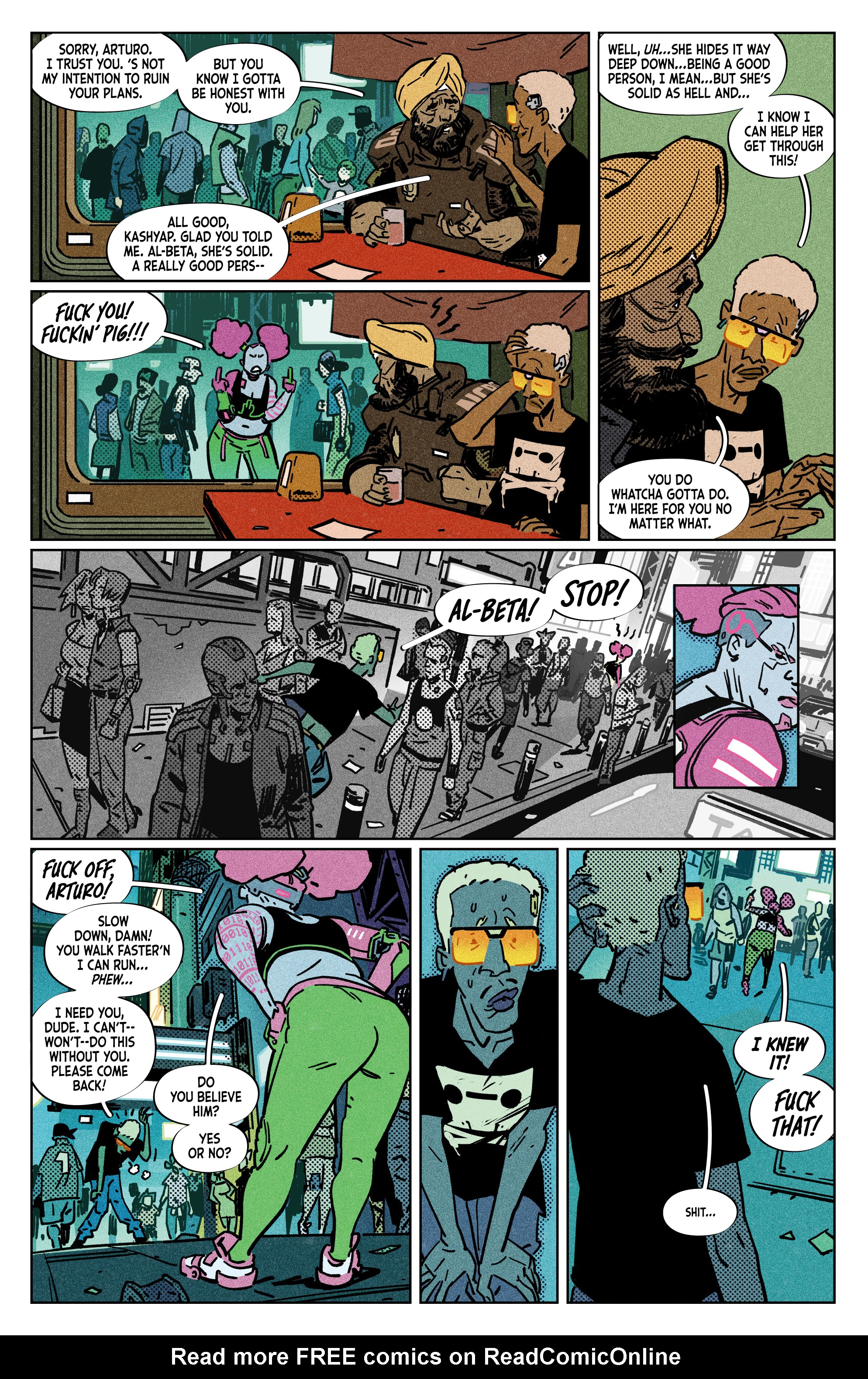 Read online Cyberpunk 2077: Blackout comic -  Issue #2 - 14