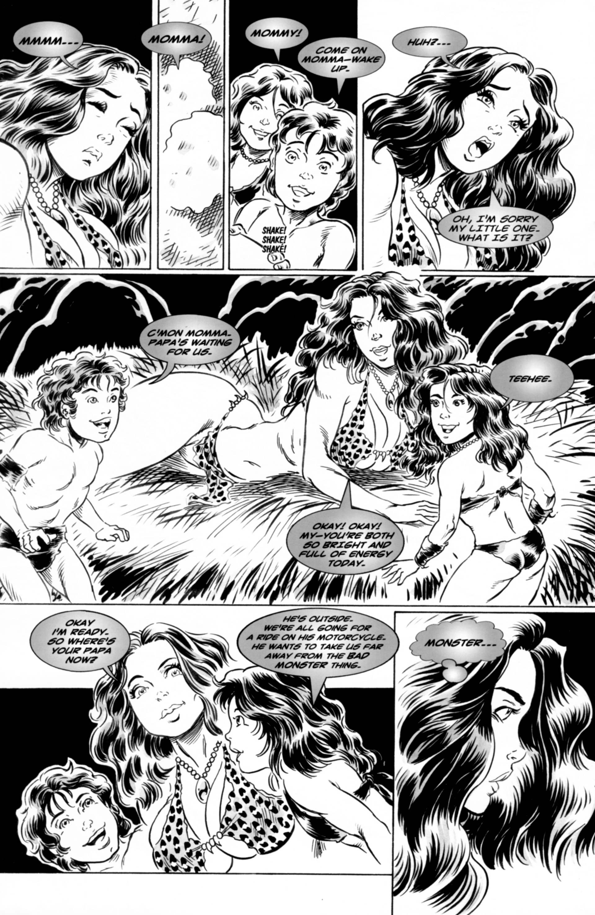 Read online Cavewoman: Snow comic -  Issue #4 - 4