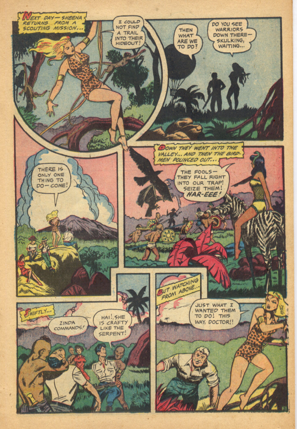 Read online Sheena, Queen of the Jungle (1942) comic -  Issue #16 - 15