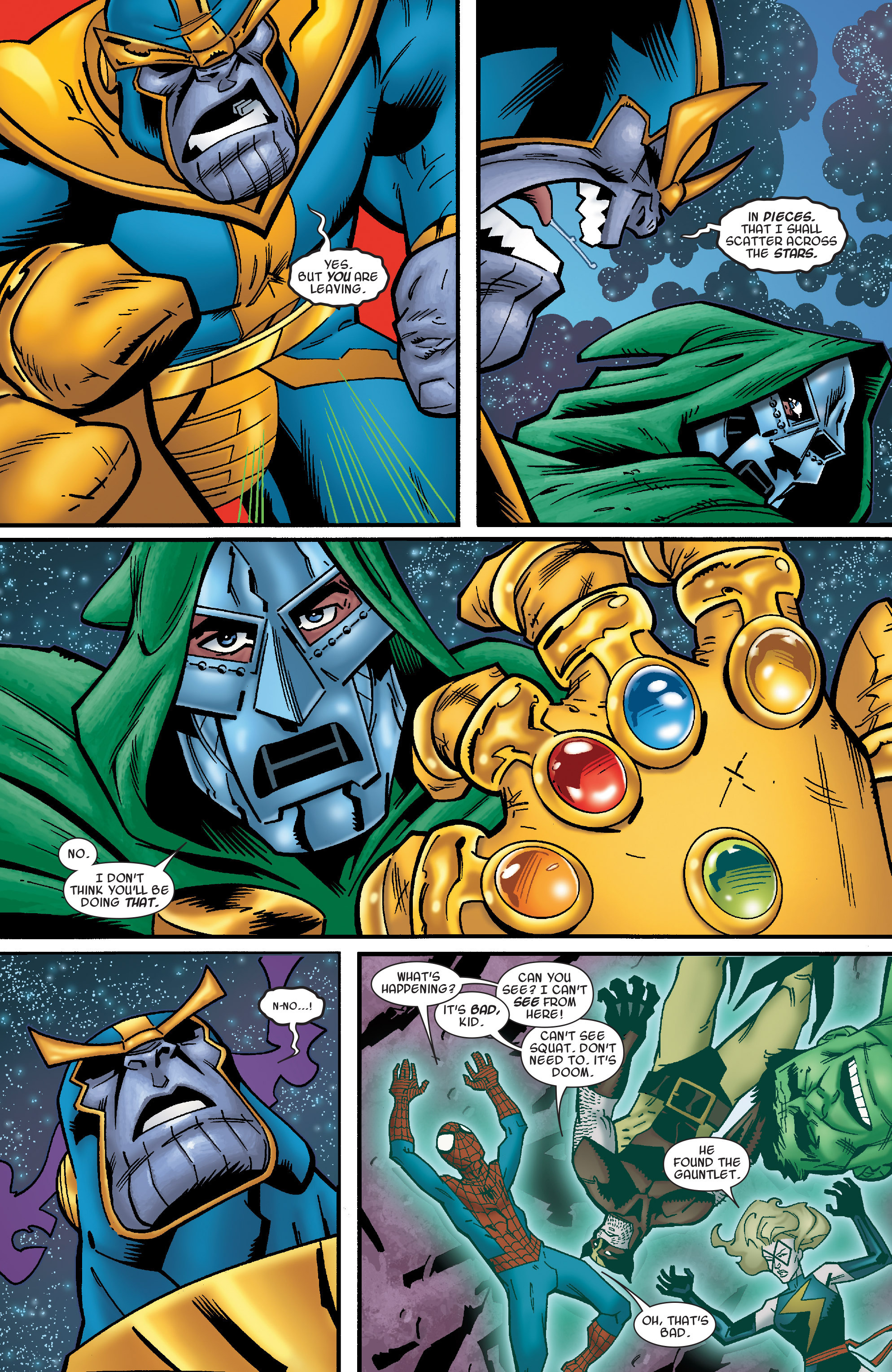 Read online Avengers & the Infinity Gauntlet comic - Issue #4