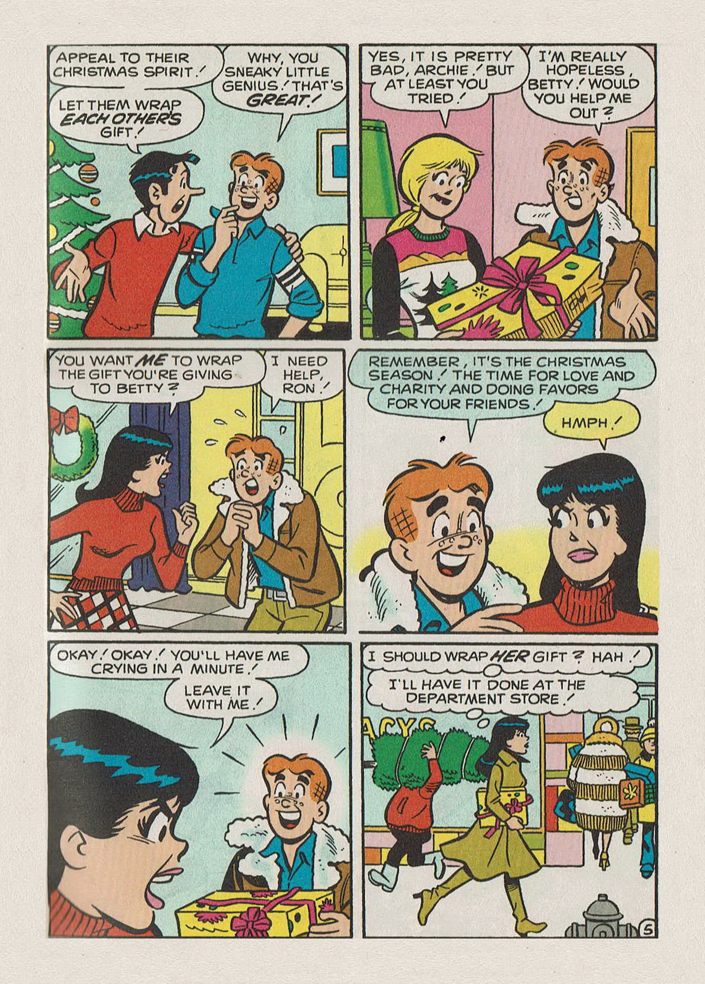 Read online Archie's Holiday Fun Digest comic -  Issue #12 - 21
