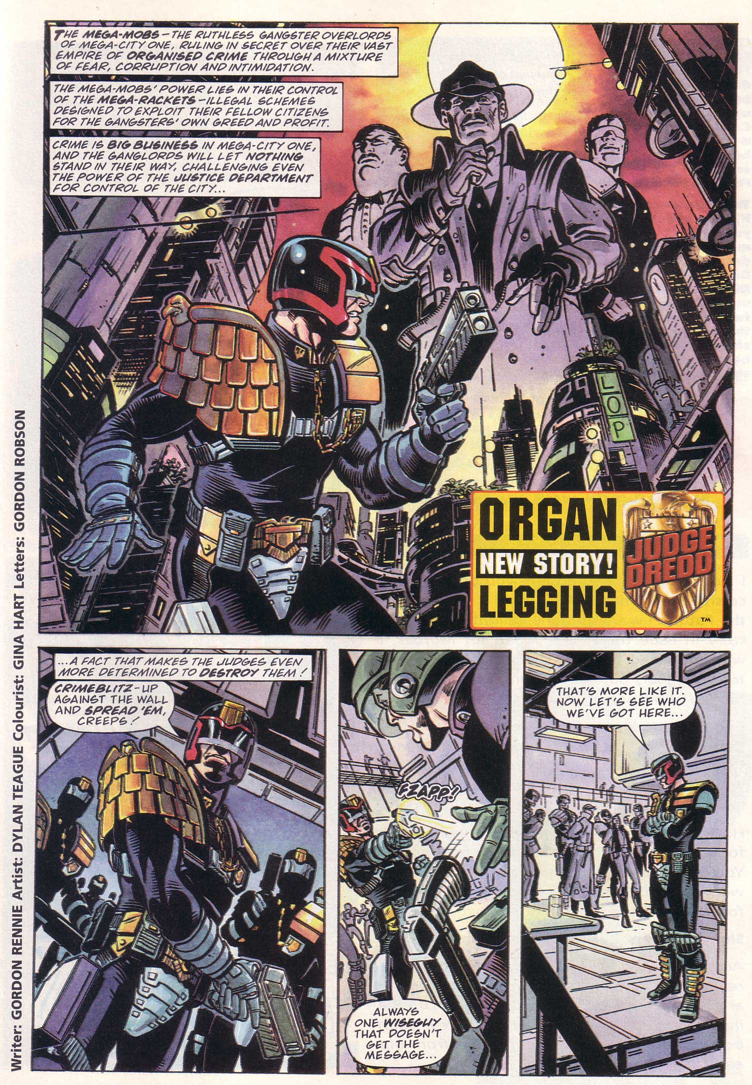 Read online Judge Dredd Lawman of the Future comic -  Issue #8 - 29