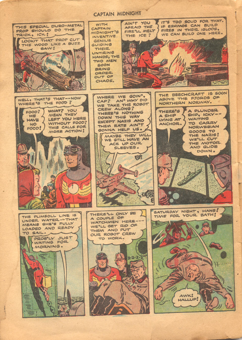 Read online Captain Midnight (1942) comic -  Issue #23 - 30