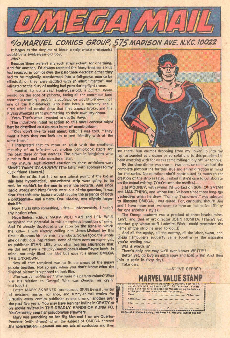 Read online Omega the Unknown comic -  Issue #1 - 14