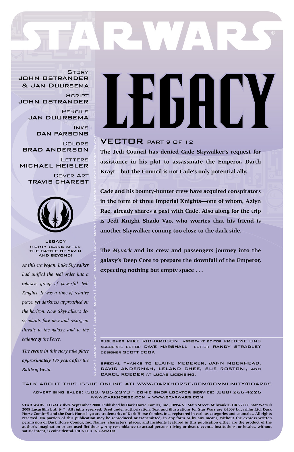 Read online Star Wars: Legacy (2006) comic -  Issue #28 - 2