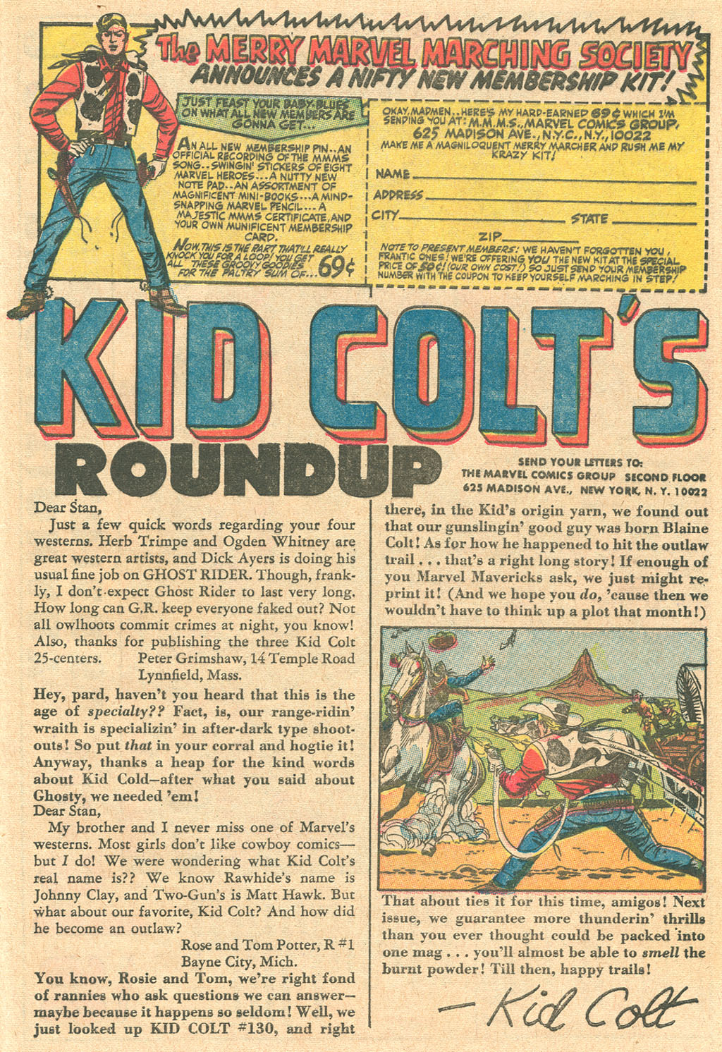 Read online Kid Colt Outlaw comic -  Issue #136 - 33