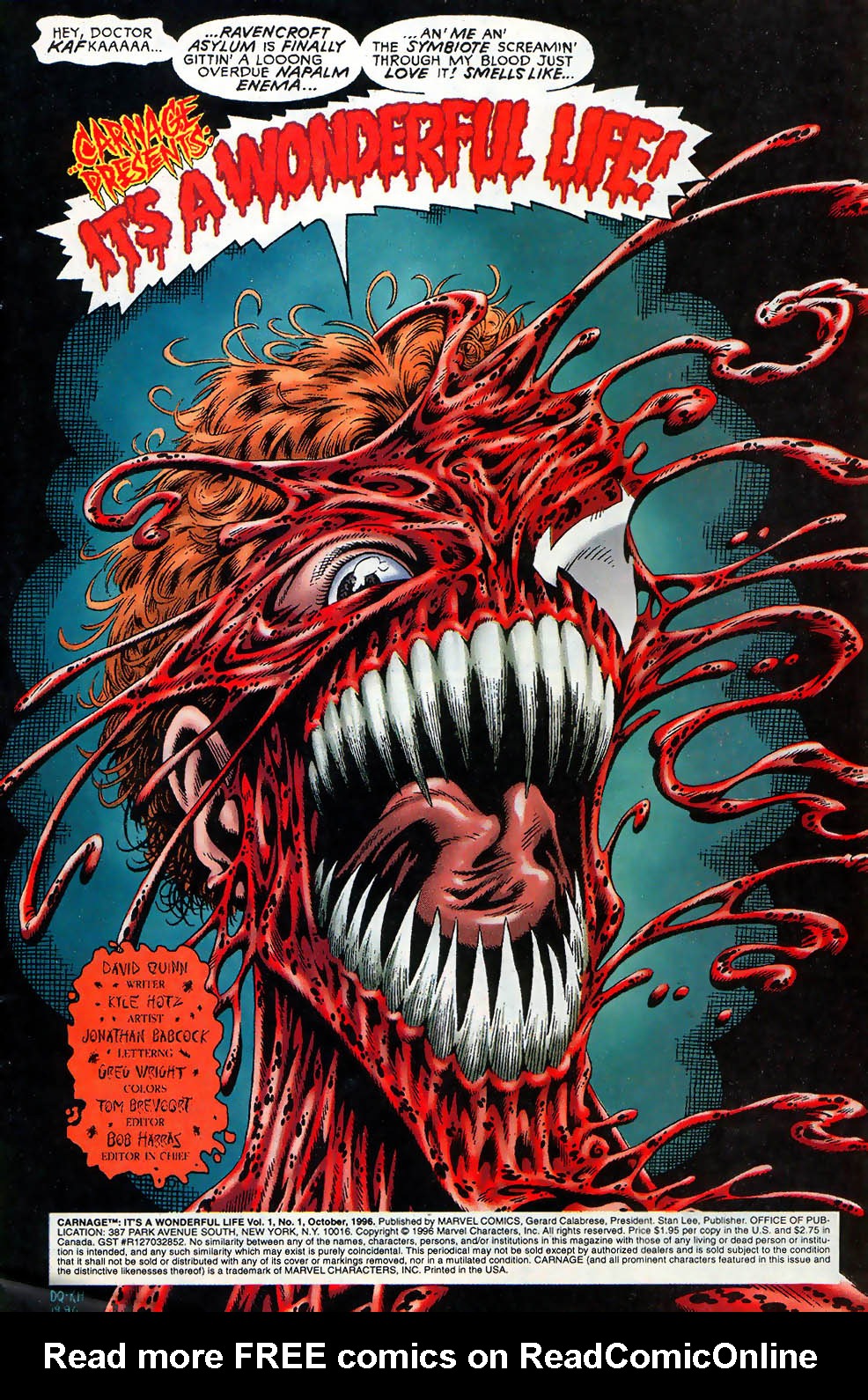 Read online Carnage: It's a Wonderful Life comic -  Issue # Full - 2