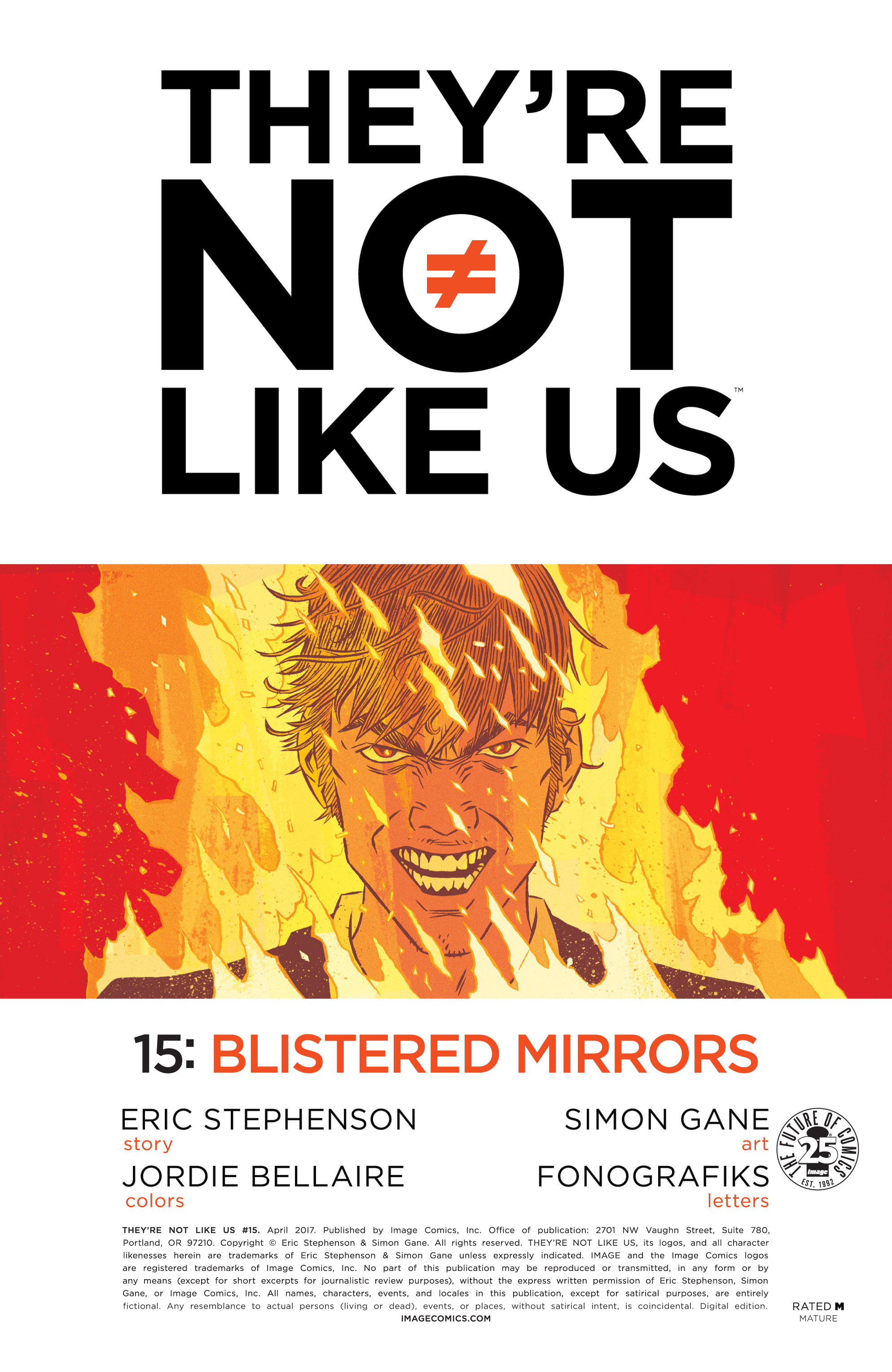 Read online They're Not Like Us comic -  Issue #15 - 1