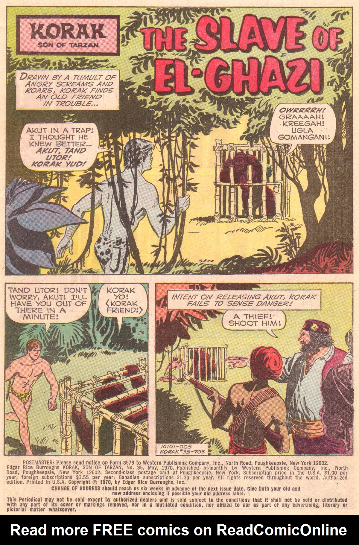 Read online Korak, Son of Tarzan (1964) comic -  Issue #35 - 3