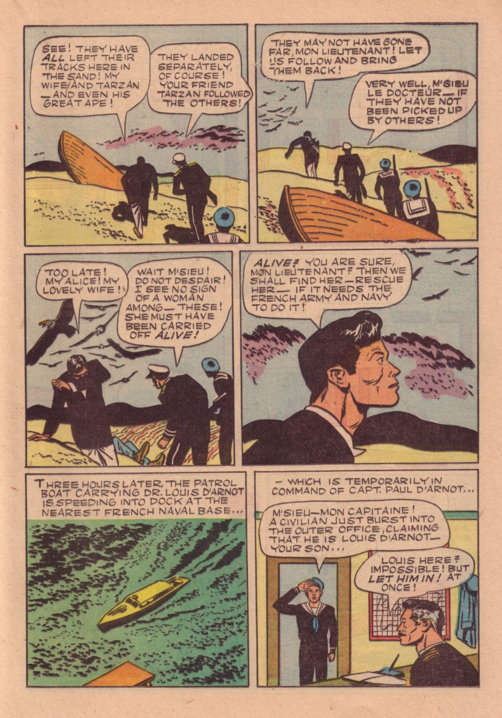 Read online Tarzan (1948) comic -  Issue #29 - 17
