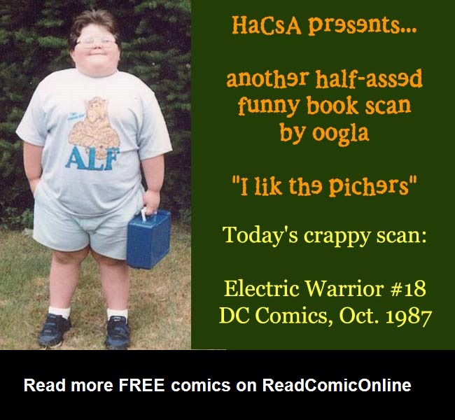 Read online Electric Warrior comic -  Issue #18 - 1