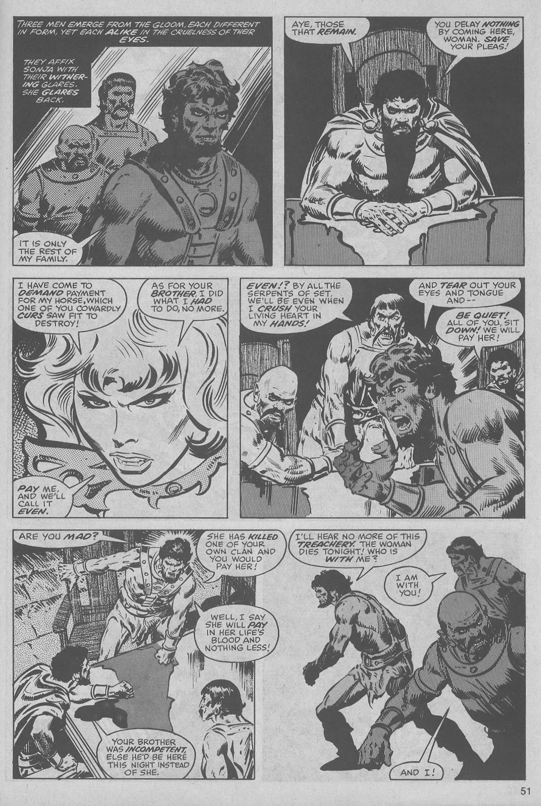 Read online The Savage Sword Of Conan comic -  Issue #45 - 51