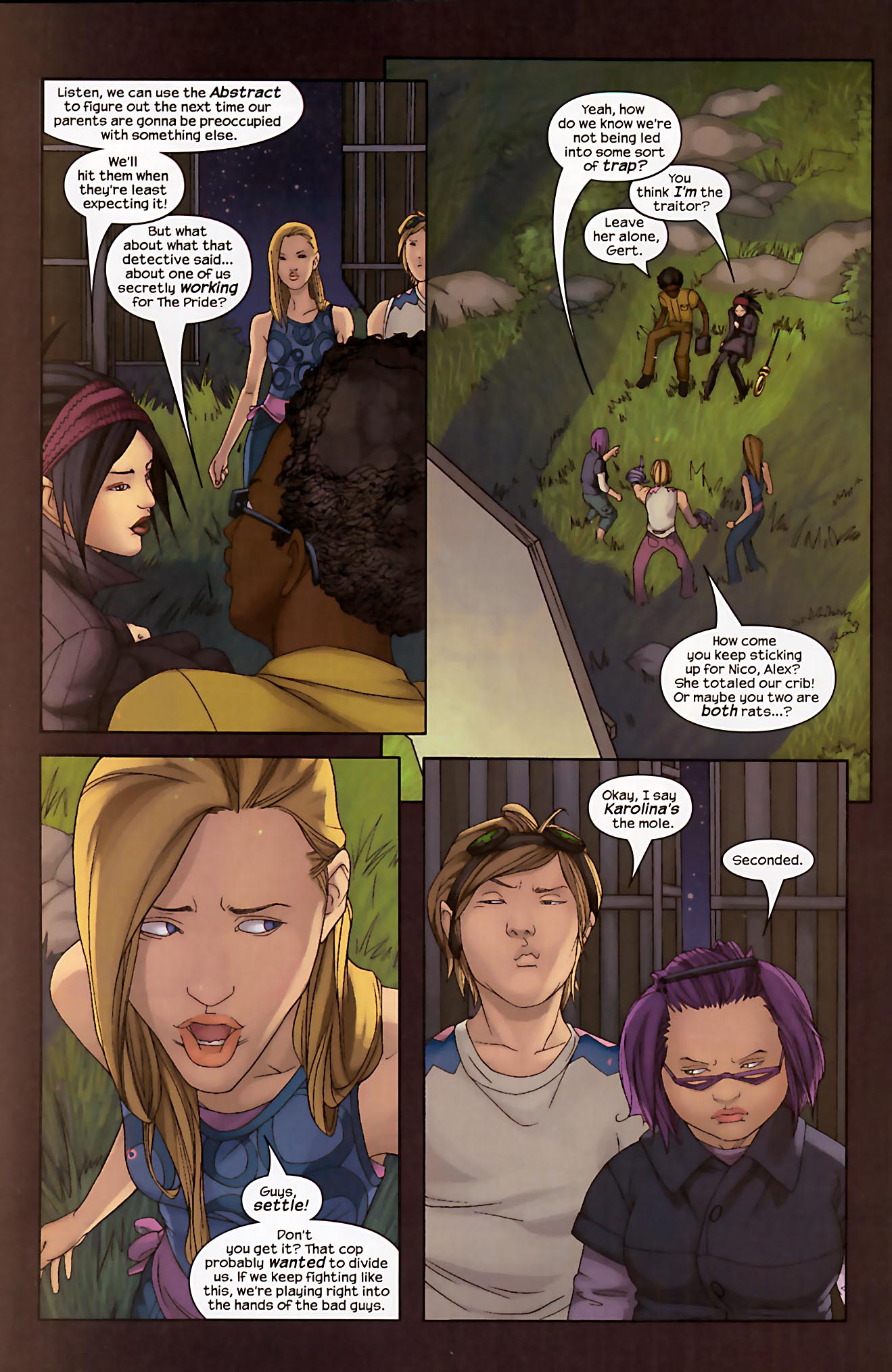 Read online Runaways (2003) comic -  Issue #14 - 21