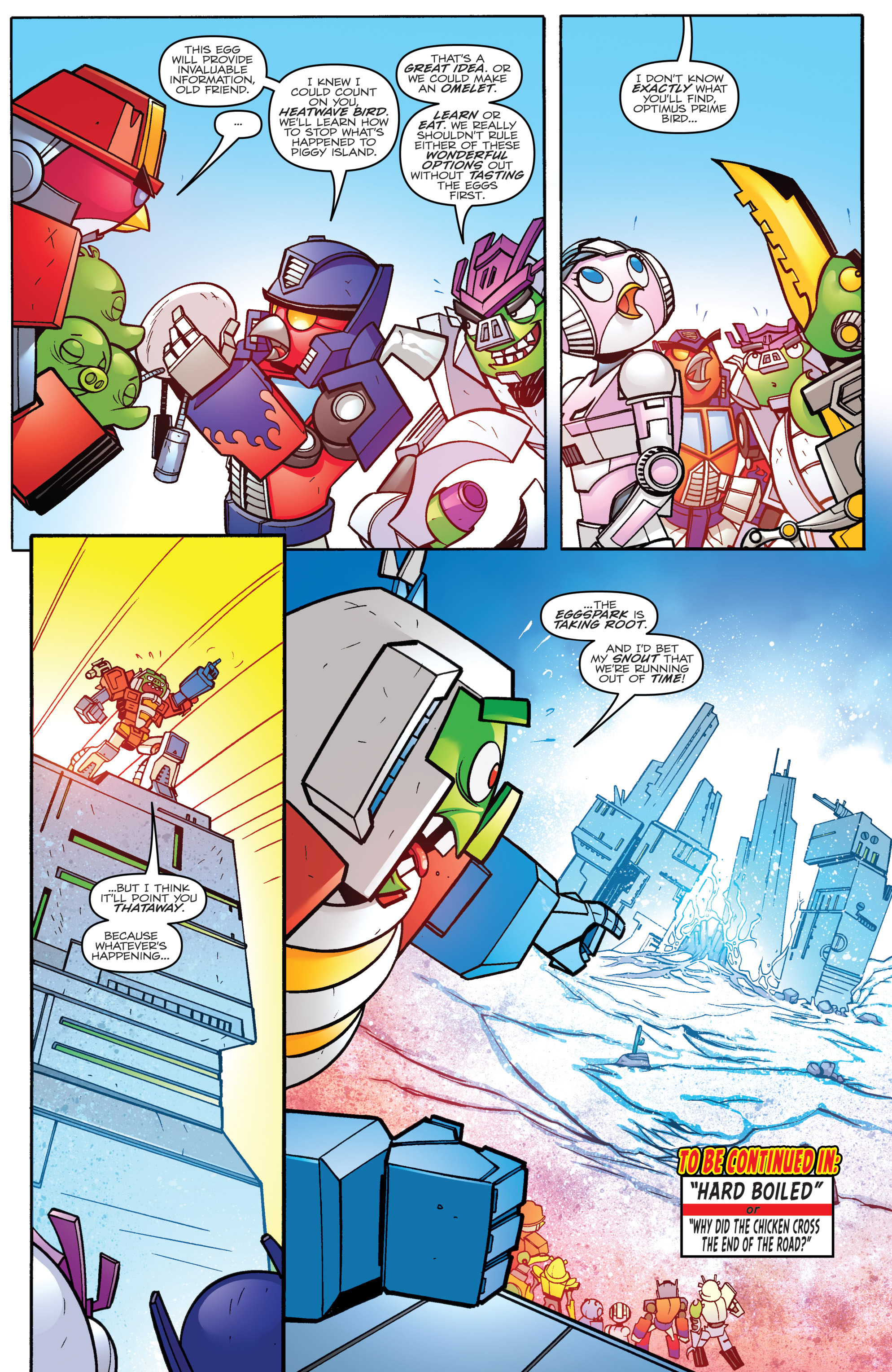 Read online Angry Birds Transformers comic -  Issue #3 - 21