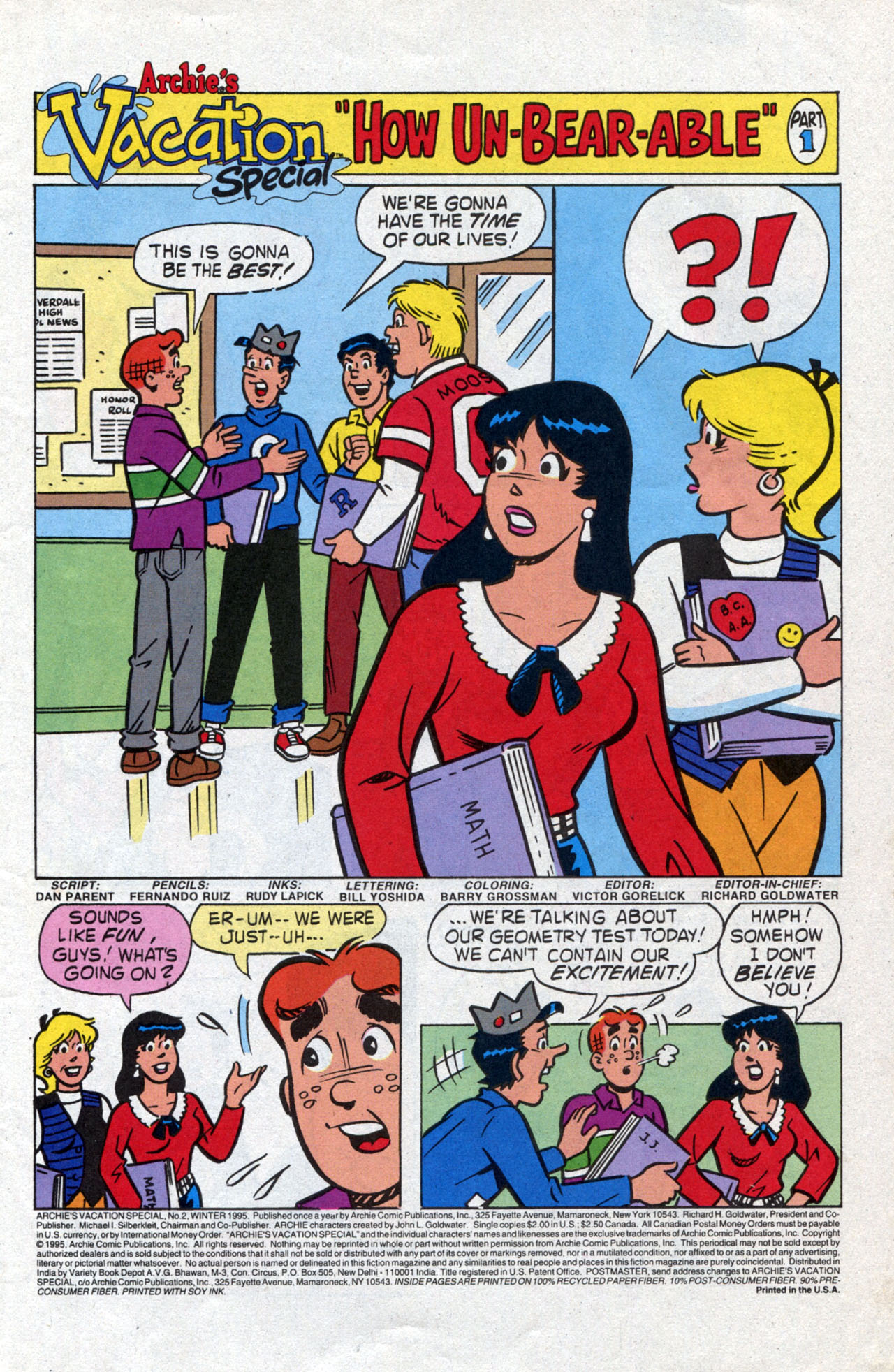 Read online Archie's Vacation Special comic -  Issue #2 - 3