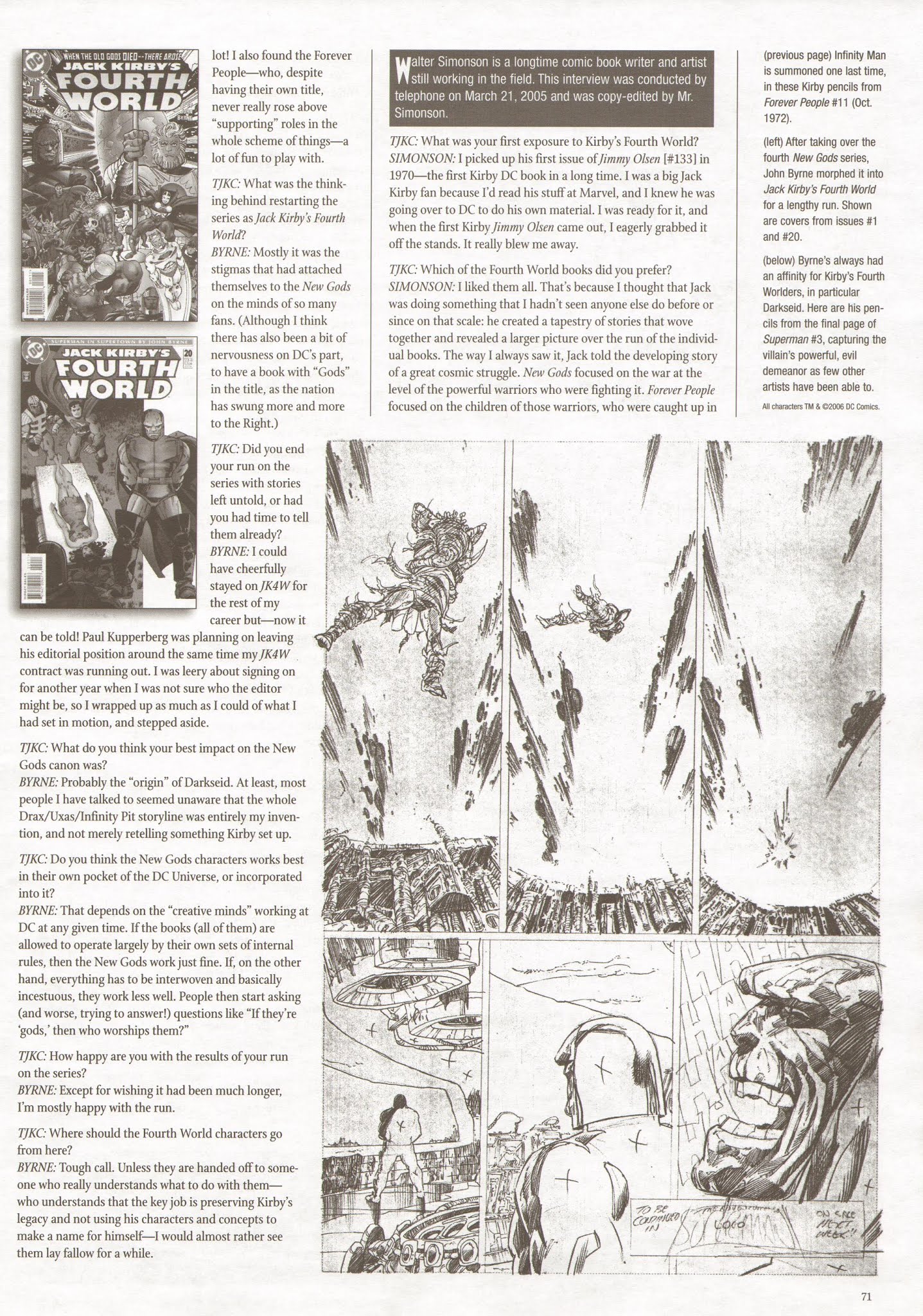 Read online The Jack Kirby Collector comic -  Issue #46 - 70