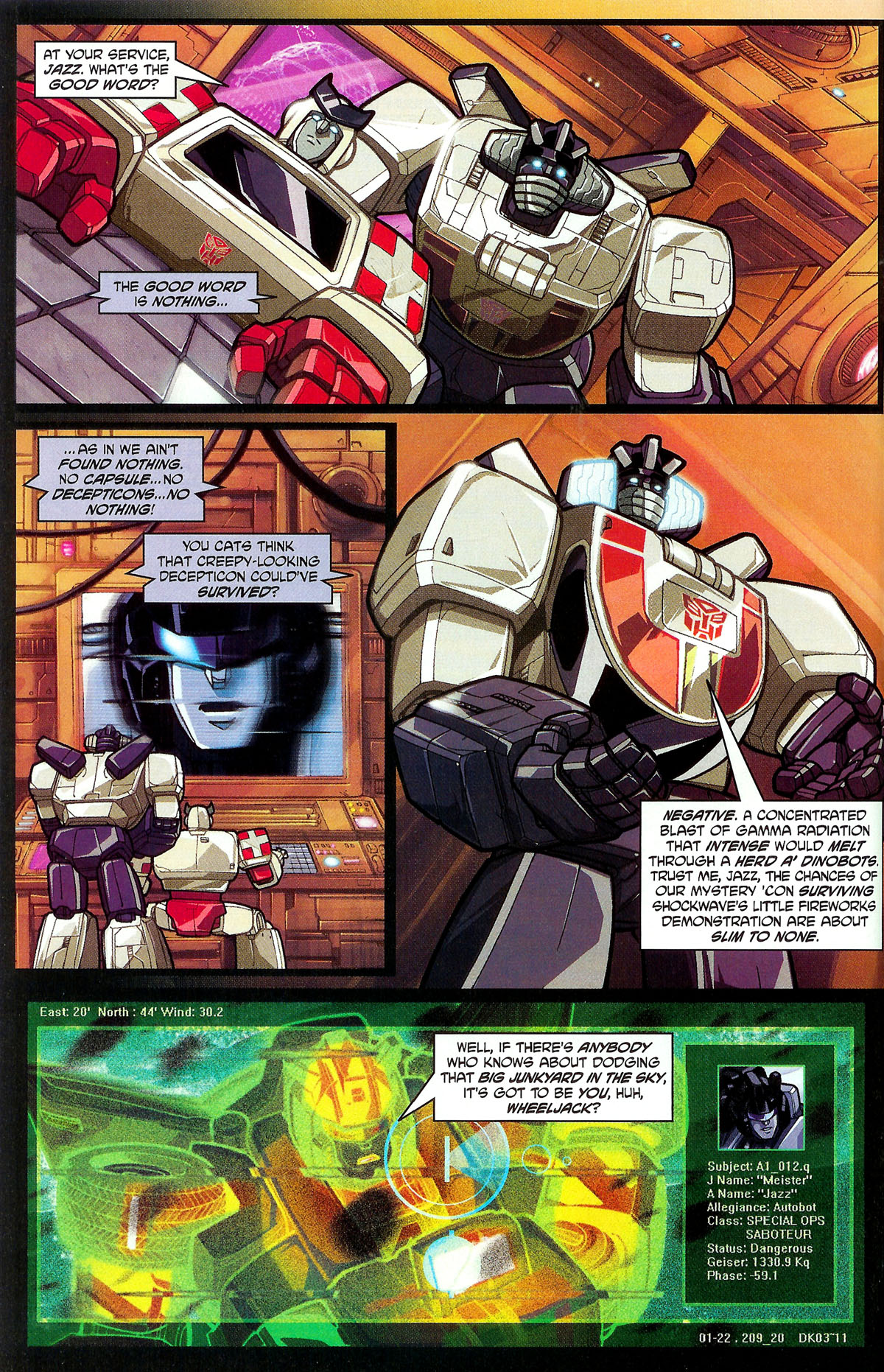 Read online Transformers: Generation 1 (2003) comic -  Issue #3 - 9