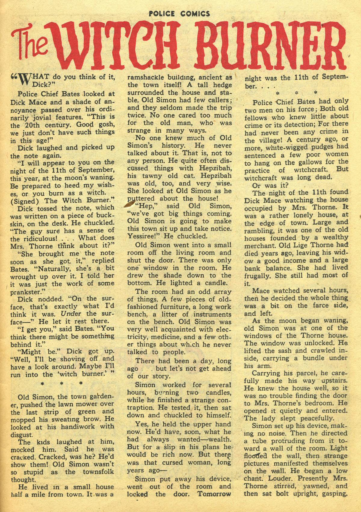 Read online Police Comics comic -  Issue #48 - 43