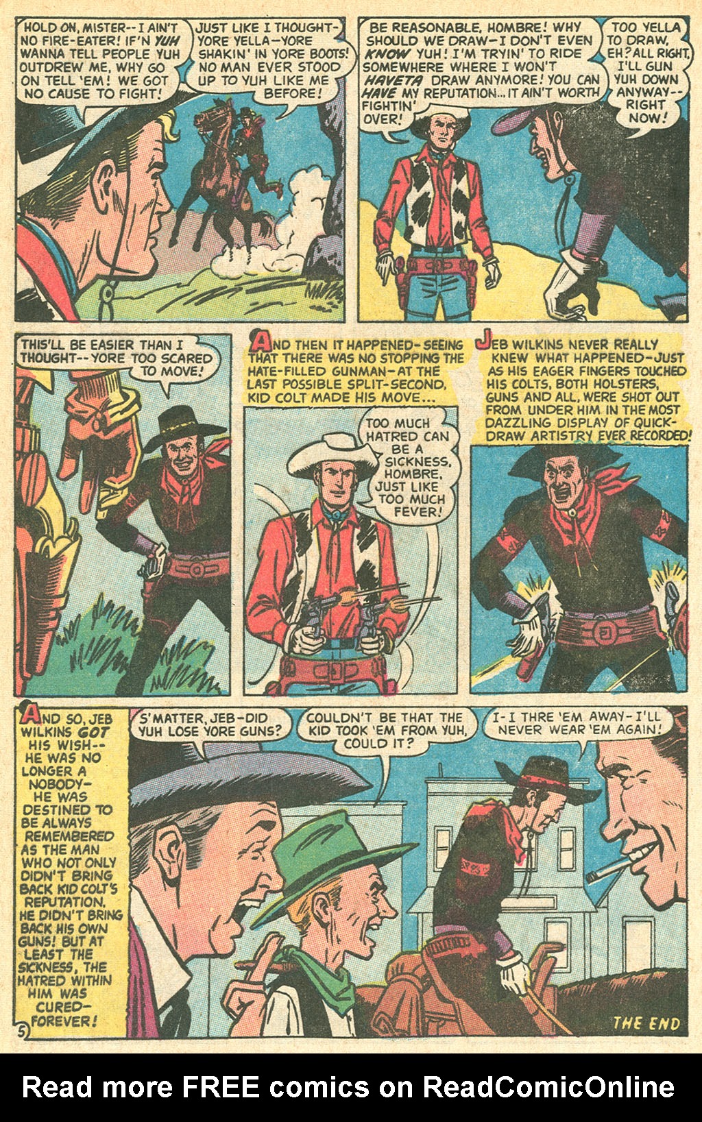 Read online Kid Colt Outlaw comic -  Issue #144 - 8
