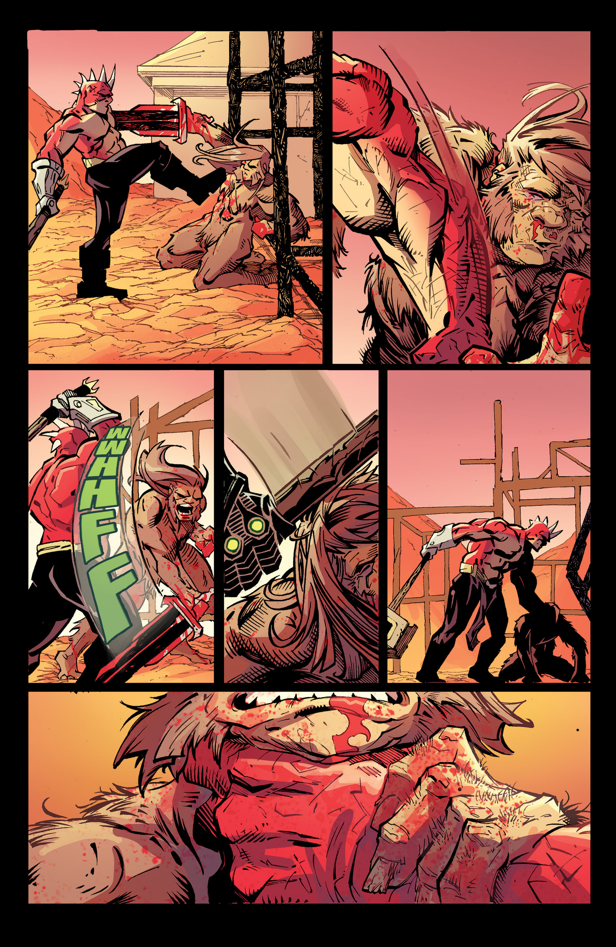 Read online Bigfoot: Sword of the Earthman (2015) comic -  Issue #6 - 7