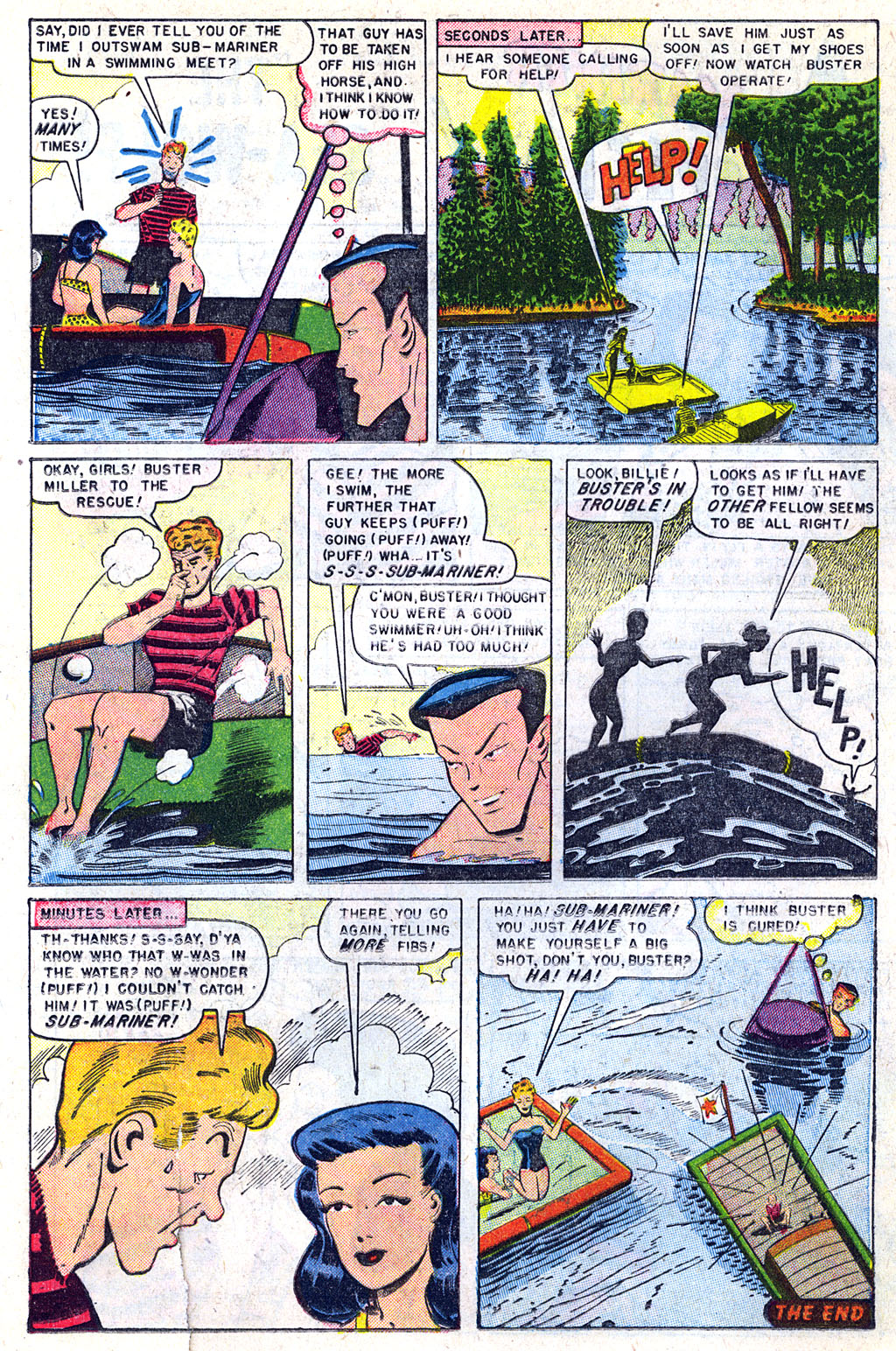 Read online Sub-Mariner Comics comic -  Issue #31 - 17