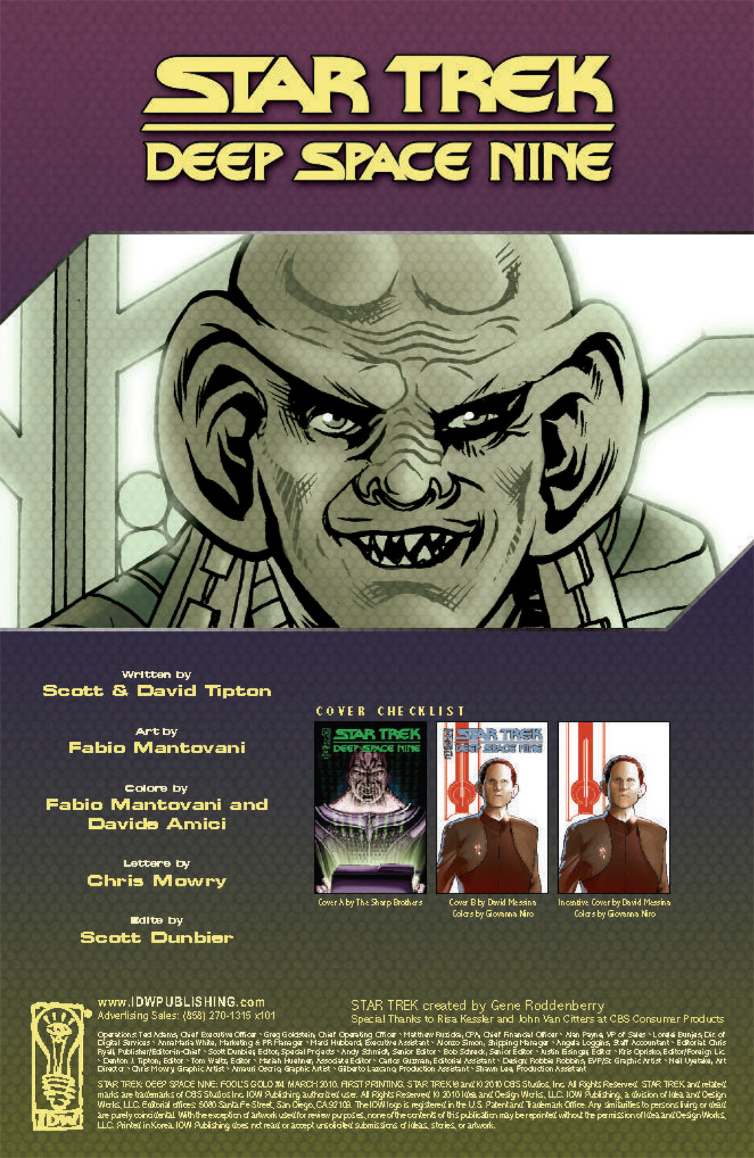 Read online Star Trek: Deep Space Nine: Fool's Gold comic -  Issue #4 - 4