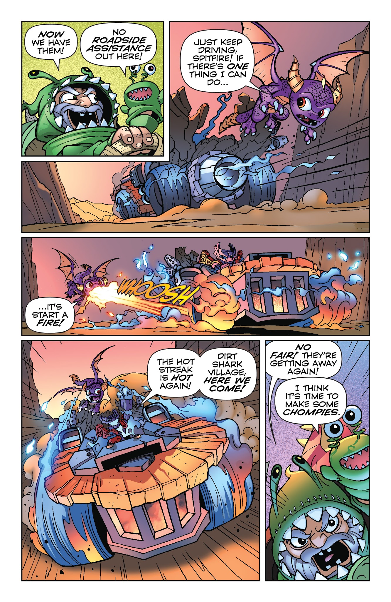 Read online Skylanders Quarterly-Spyro & Friends: Biting Back comic -  Issue # Full - 8