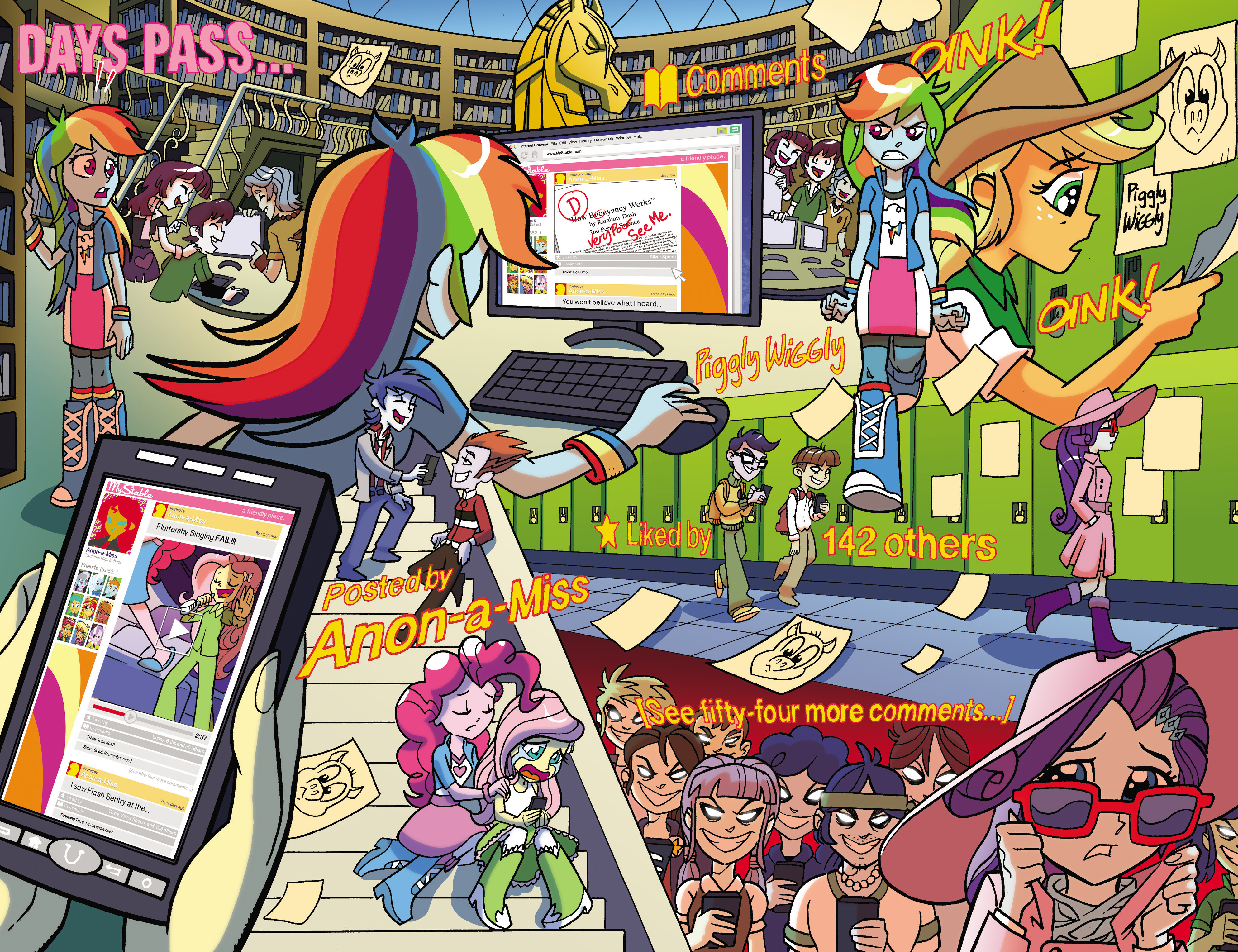 Read online My Little Pony: Equestria Girls comic -  Issue # TPB - 73