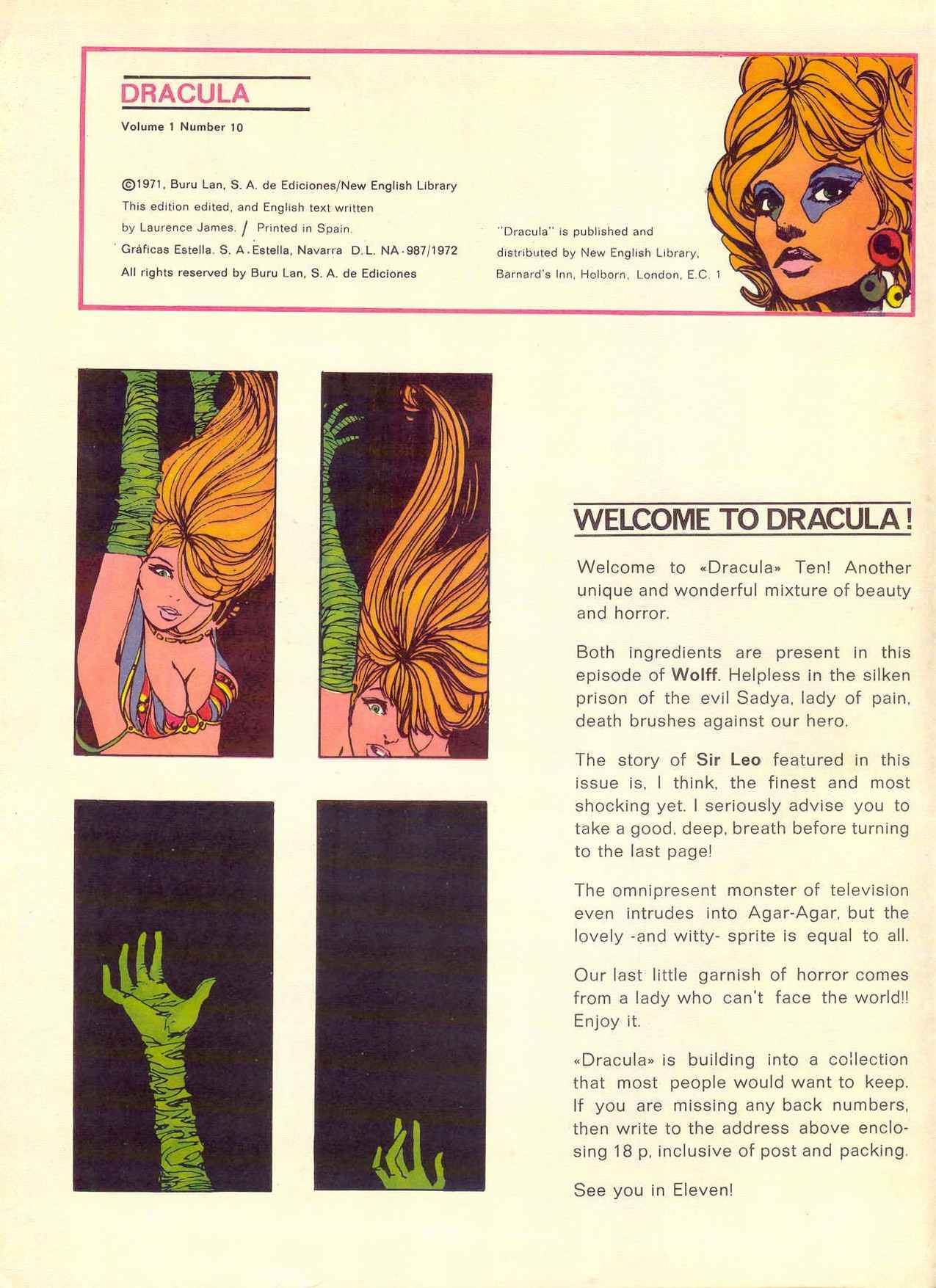 Read online Dracula (1971) comic -  Issue #10 - 2