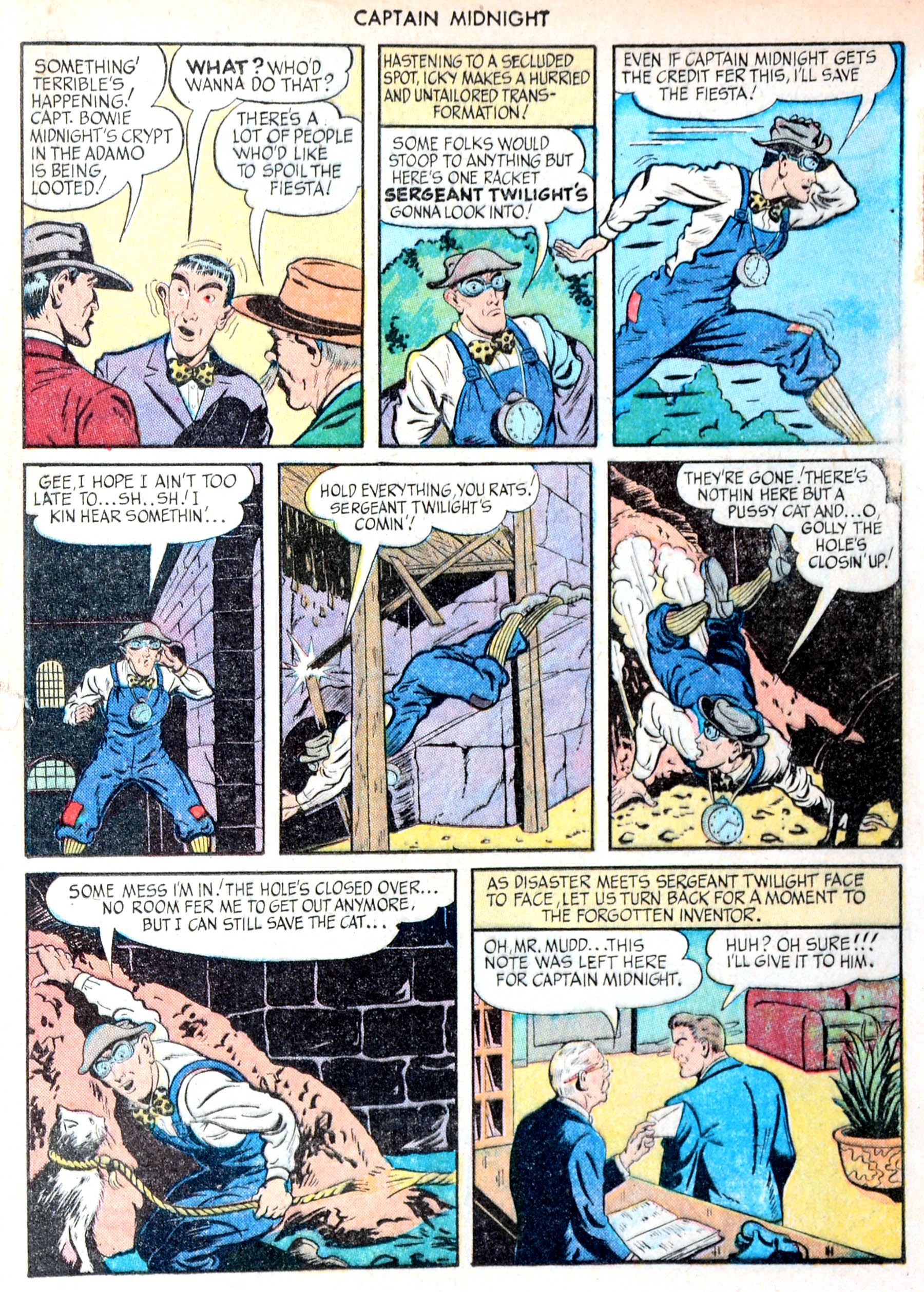 Read online Captain Midnight (1942) comic -  Issue #25 - 17