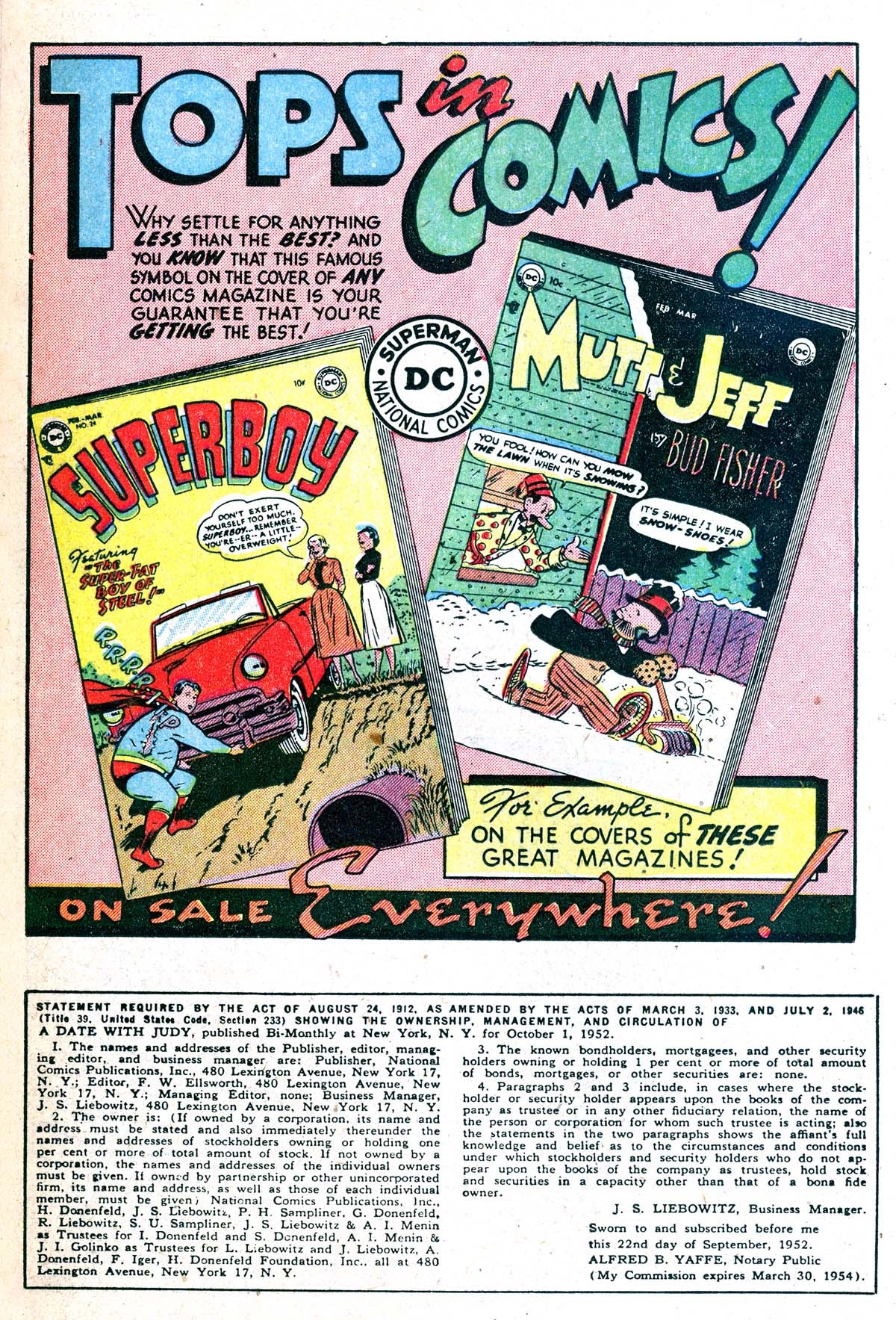 Read online A Date with Judy comic -  Issue #33 - 26