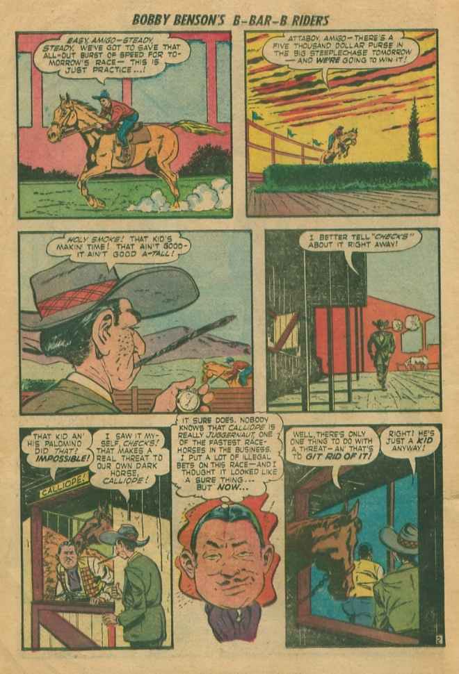 Read online Bobby Benson's B-Bar-B Riders comic -  Issue #11 - 4
