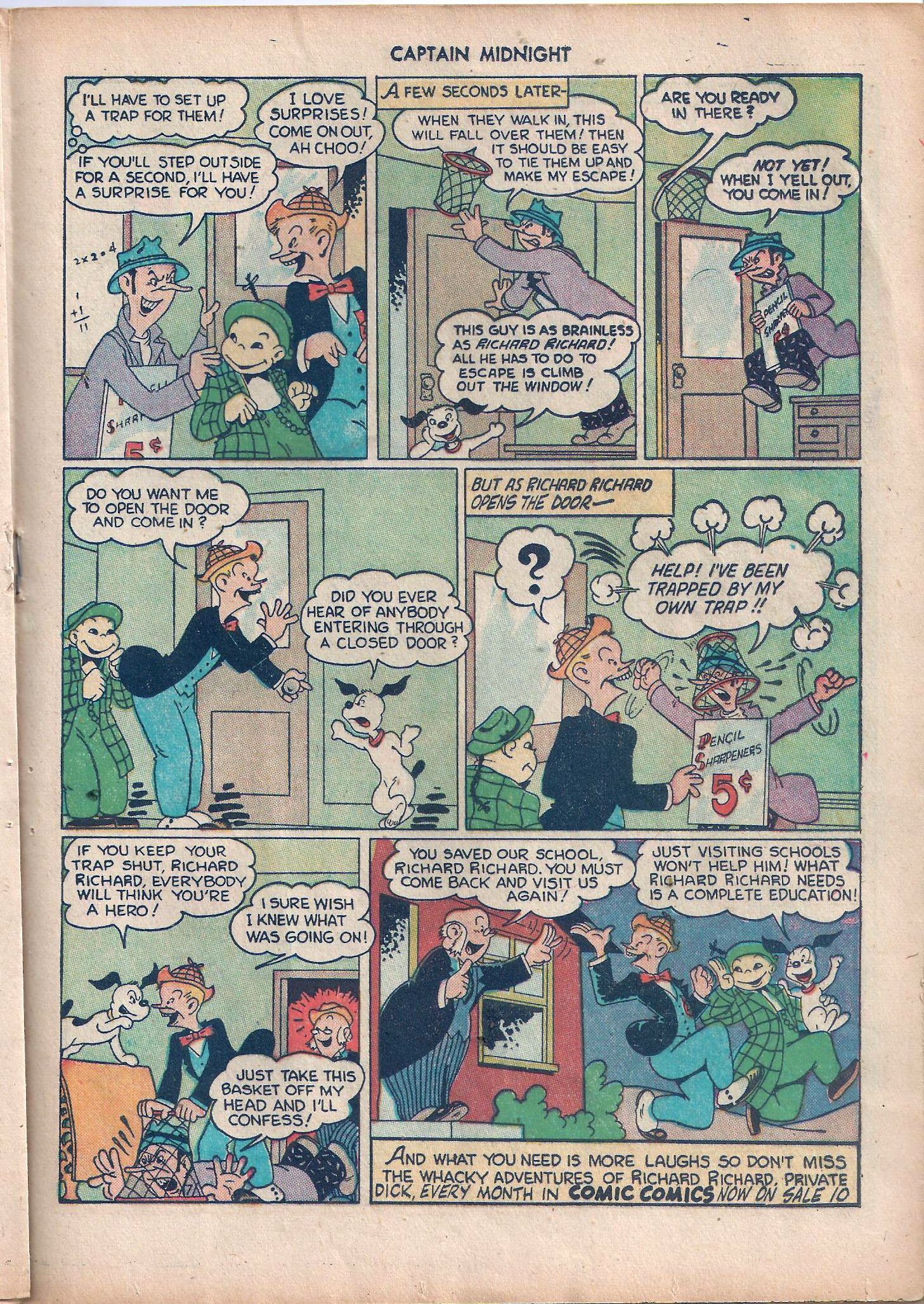 Read online Captain Midnight (1942) comic -  Issue #44 - 29