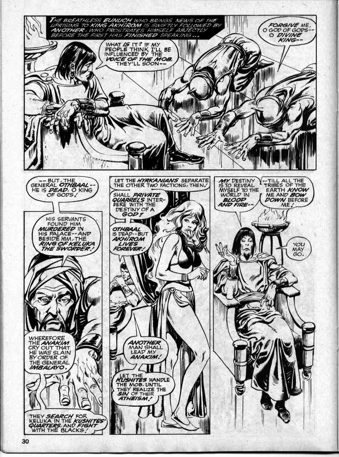 Read online The Savage Sword Of Conan comic -  Issue #36 - 30