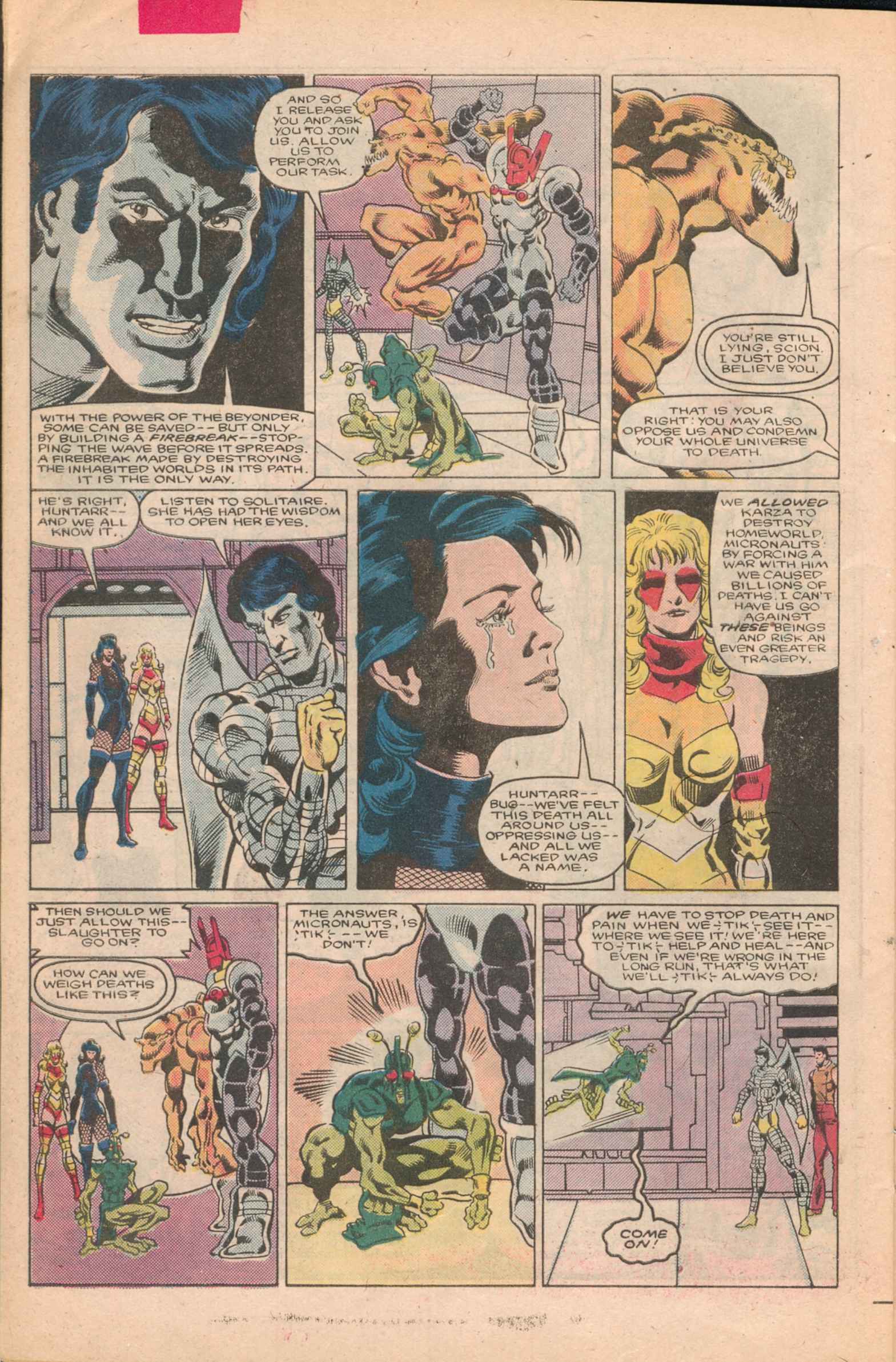 Read online Micronauts: The New Voyages comic -  Issue #16 - 21