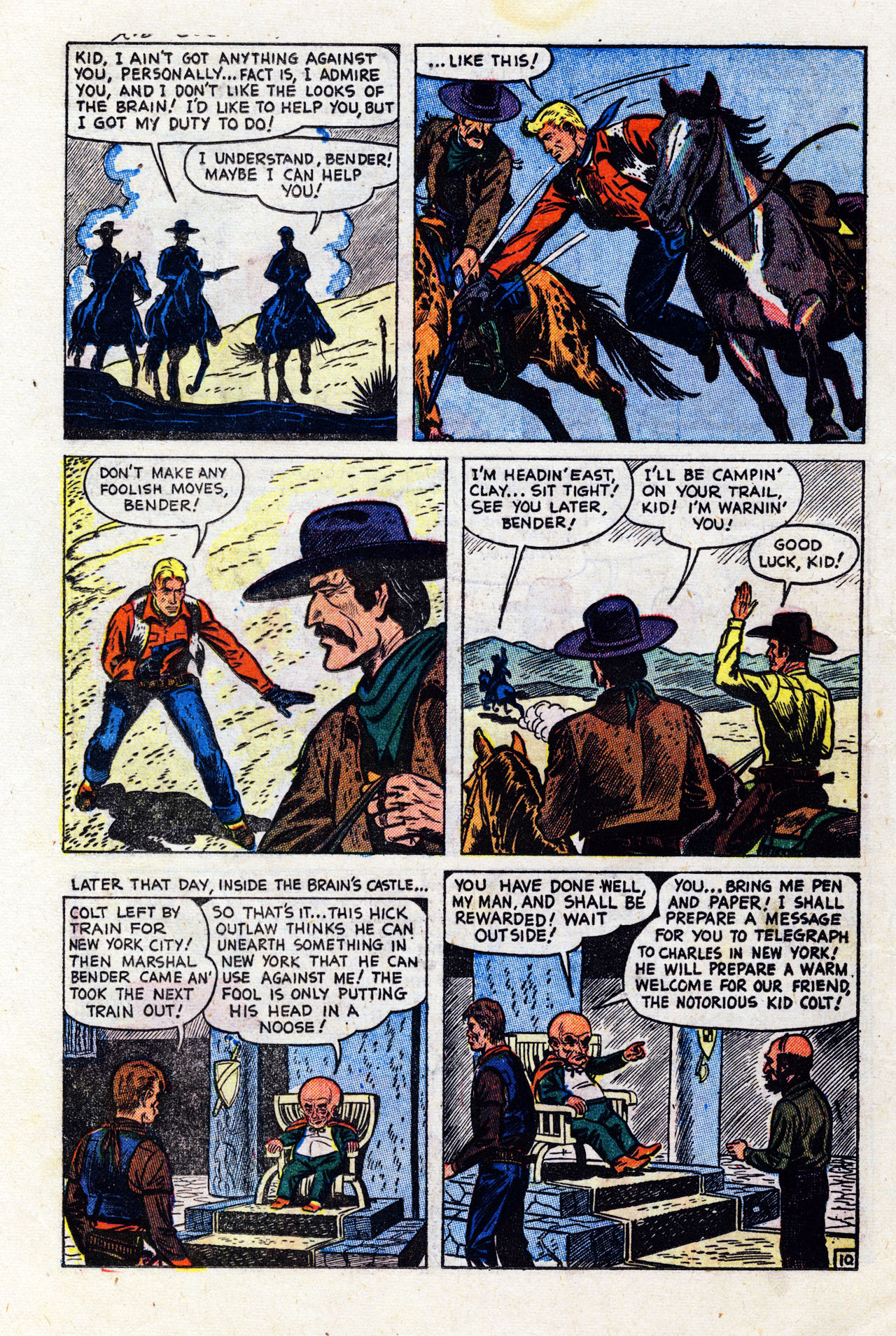 Read online Kid Colt Outlaw comic -  Issue #7 - 12