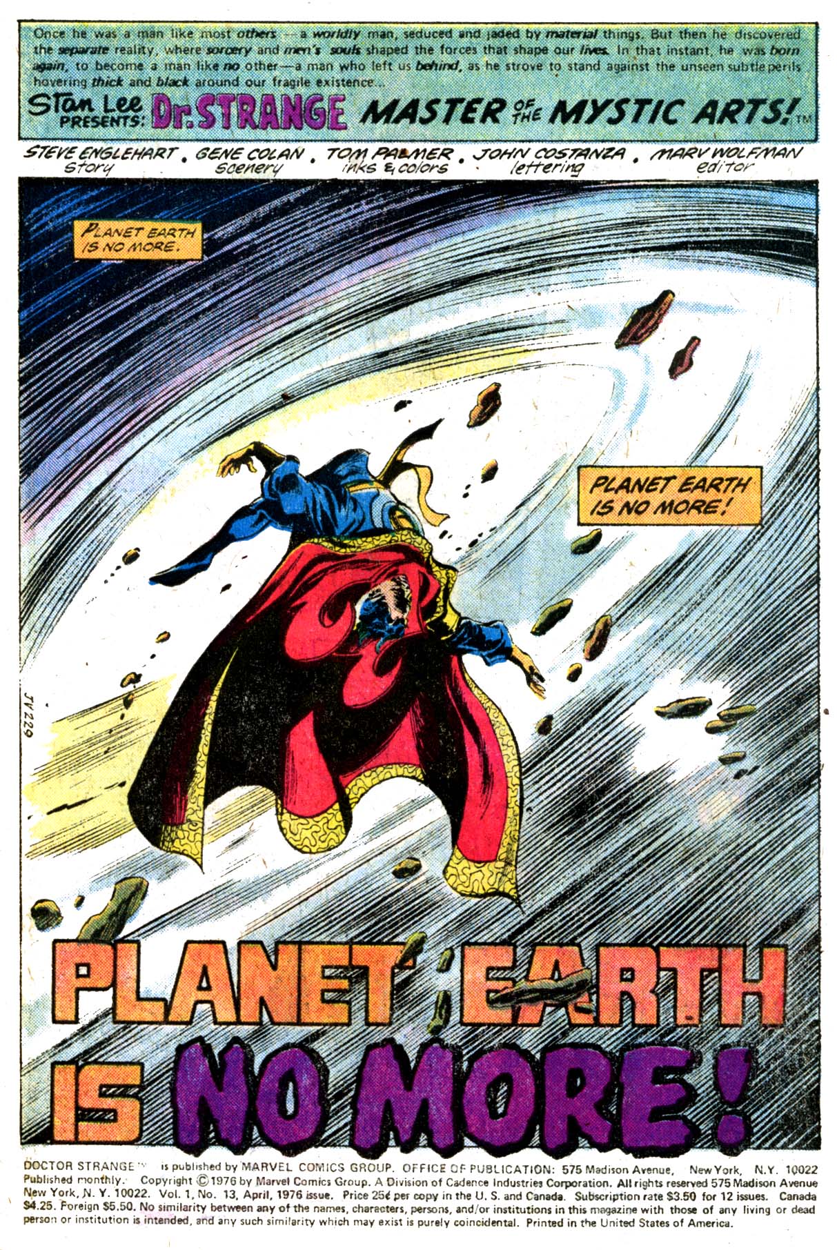 Read online Doctor Strange (1974) comic -  Issue #13 - 2