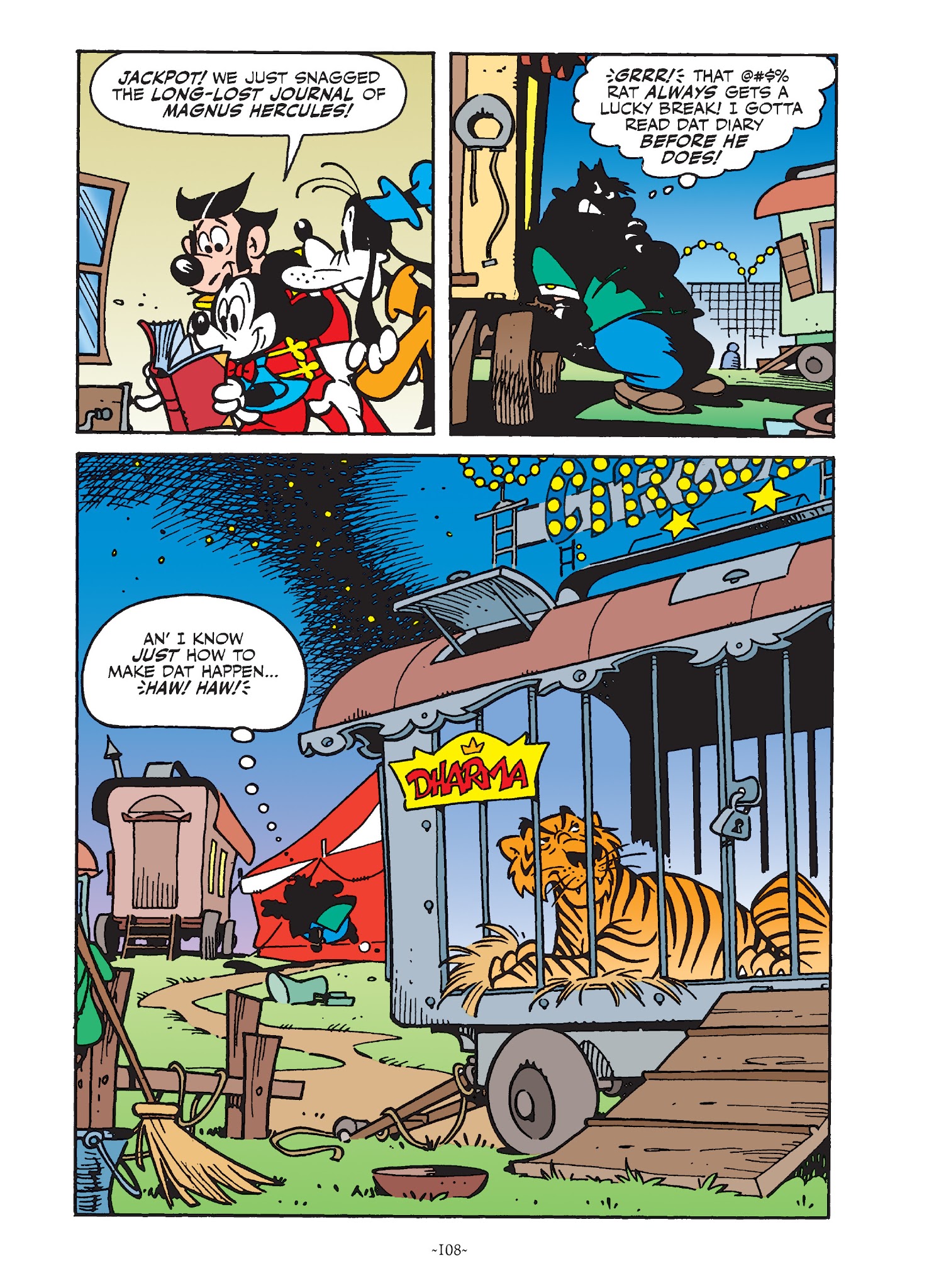 Read online Mickey and Donald: The Search For the Zodiac Stone comic -  Issue # TPB - 107