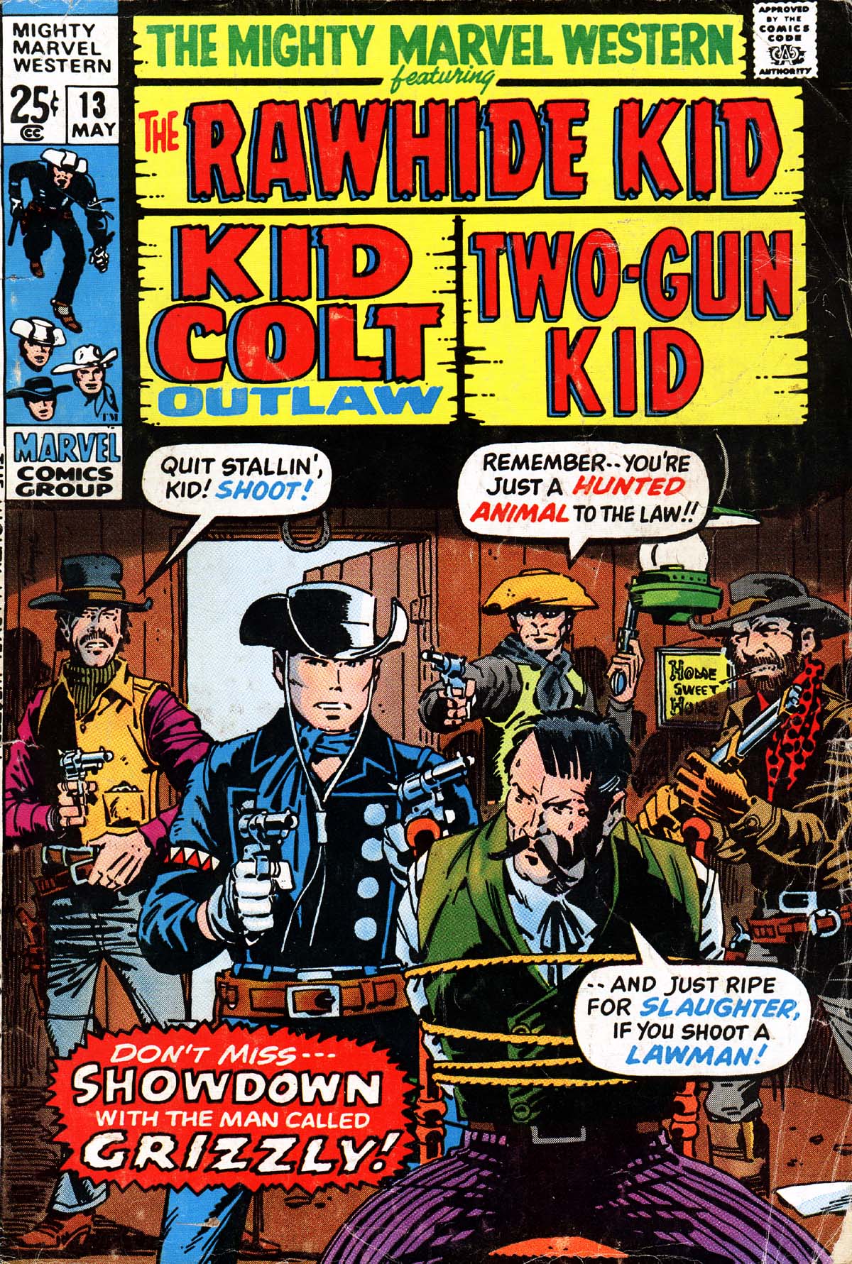 Read online The Mighty Marvel Western comic -  Issue #13 - 1