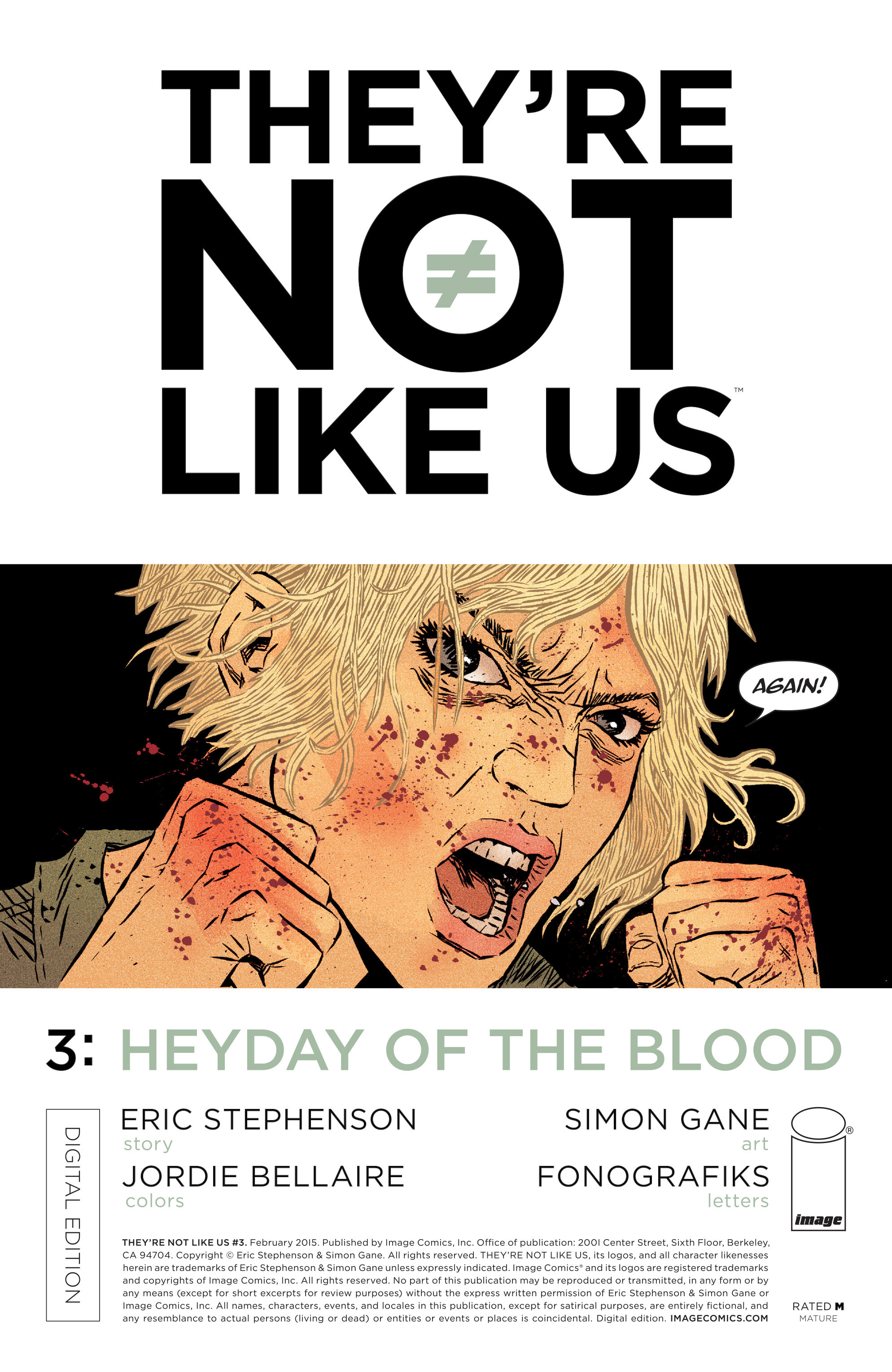 Read online They're Not Like Us comic -  Issue #3 - 1