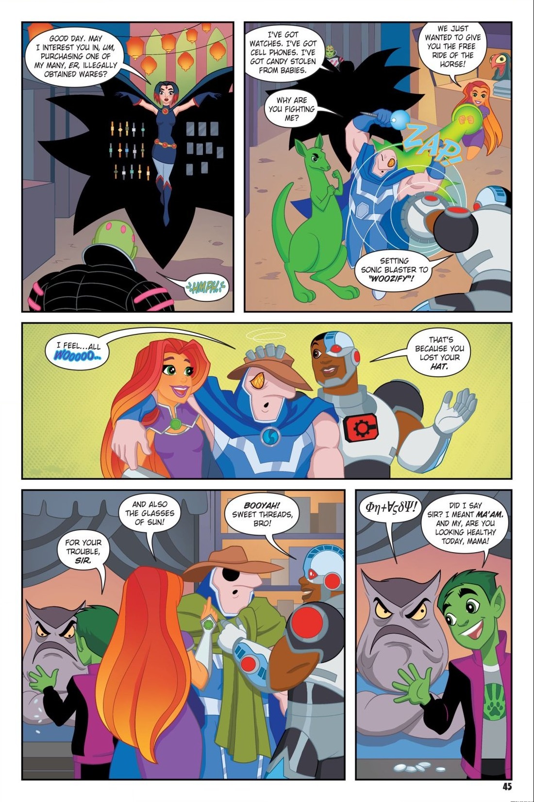 Read online DC Super Hero Girls: Search for Atlantis comic -  Issue # TPB - 45