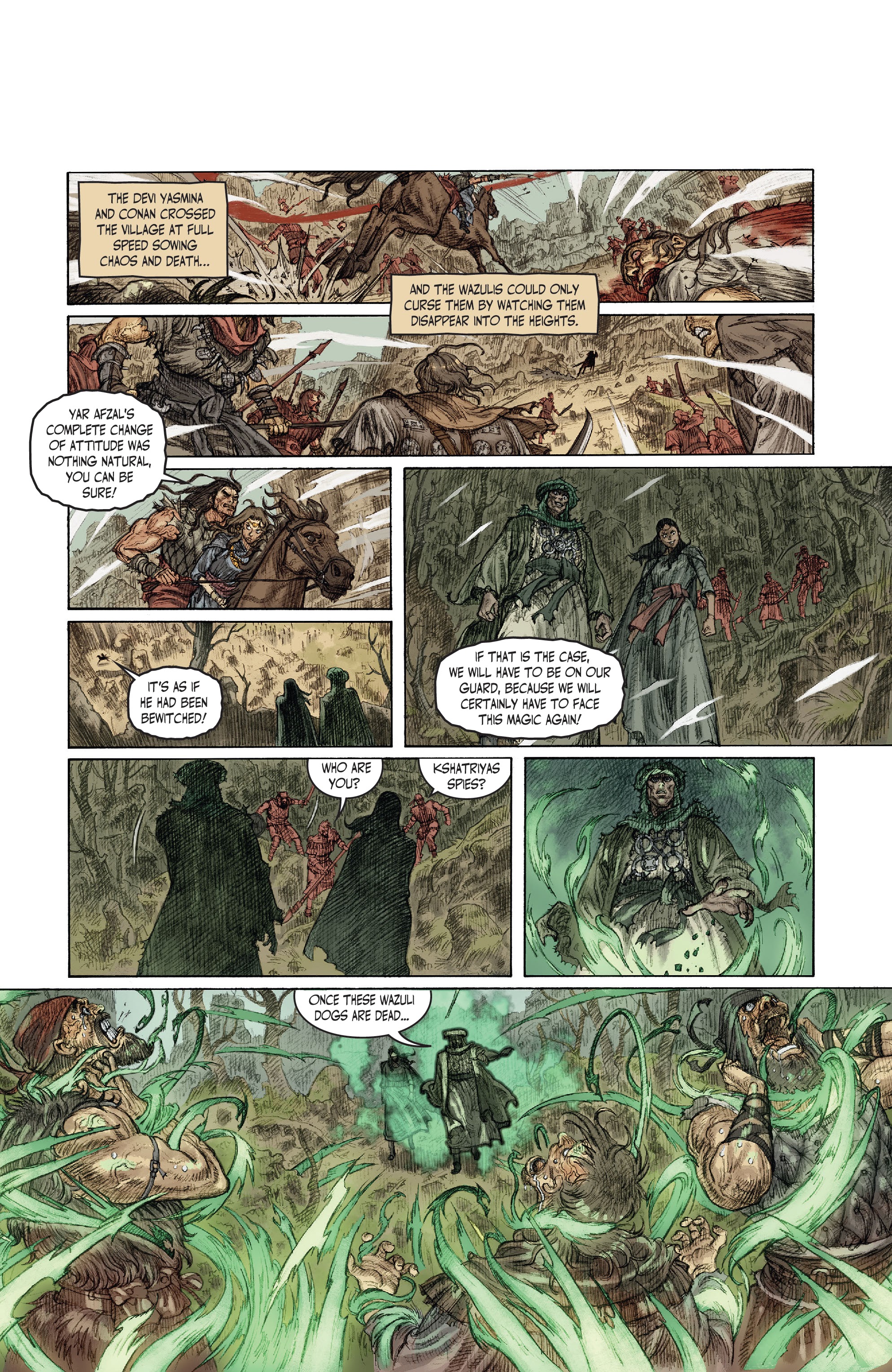 Read online The Cimmerian: People of the Black Circle comic -  Issue #2 - 10