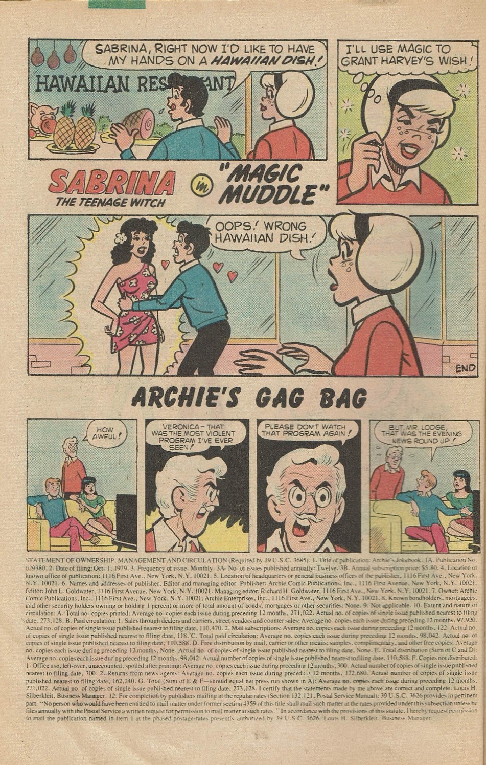 Read online Archie's Joke Book Magazine comic -  Issue #267 - 10