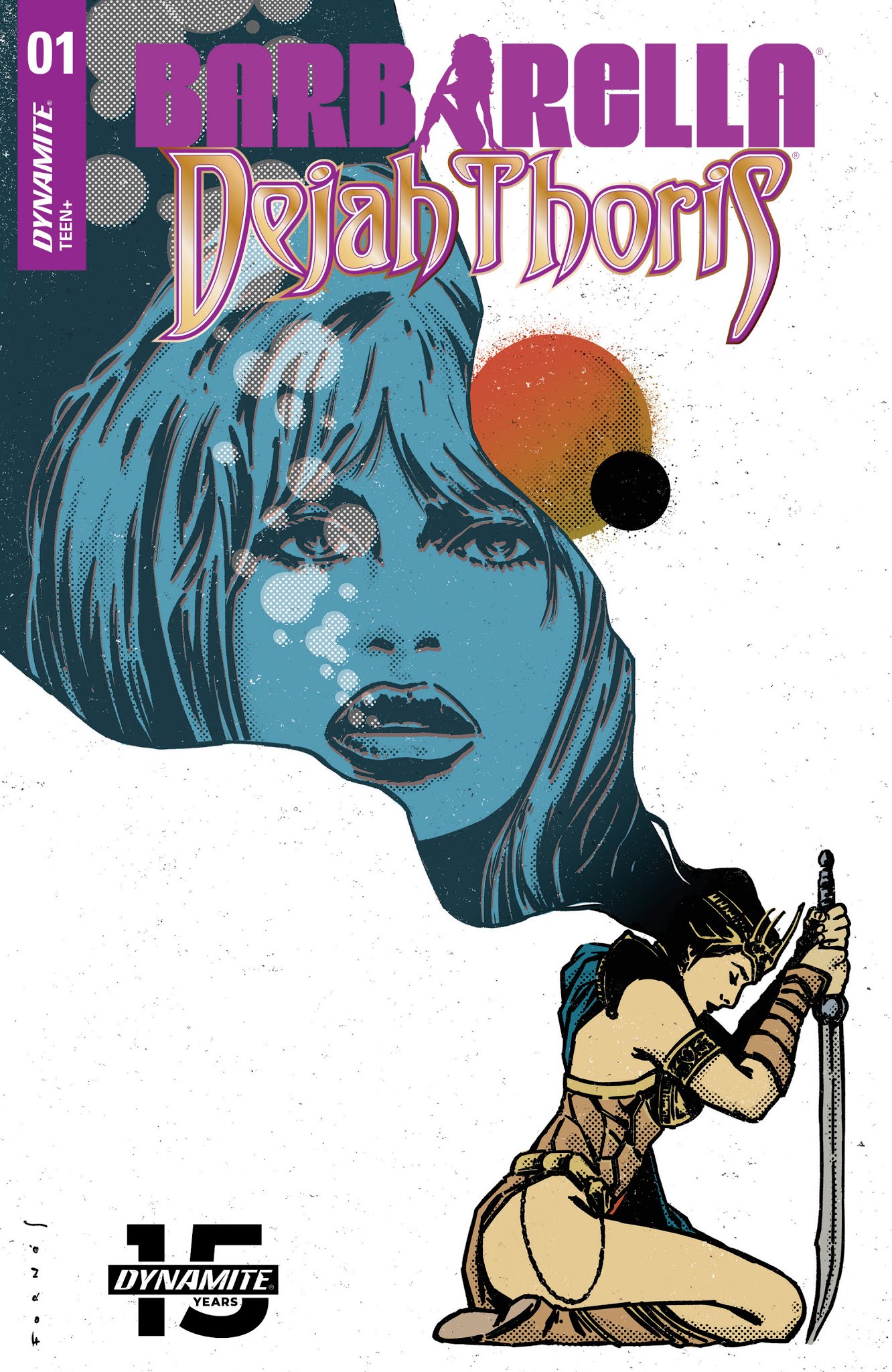 Read online Barbarella/Dejah Thoris comic -  Issue #1 - 2