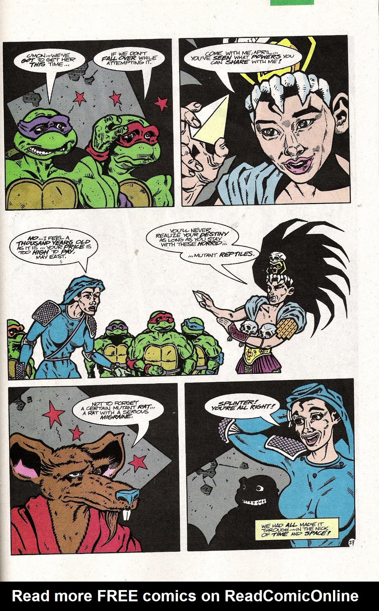 Read online Teenage Mutant Ninja Turtles Presents: April O'Neil (May East Saga) comic -  Issue #3 - 29