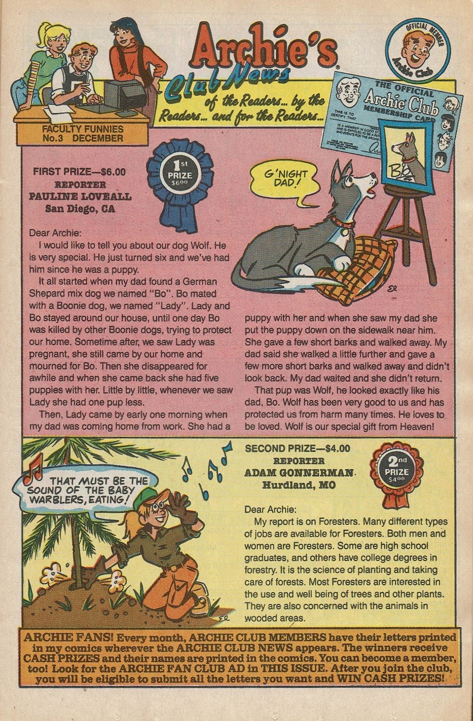 Read online Faculty Funnies comic -  Issue #3 - 11