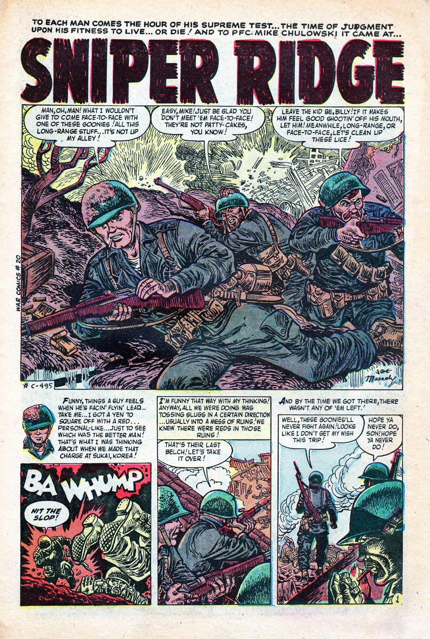 Read online War Comics comic -  Issue #20 - 3