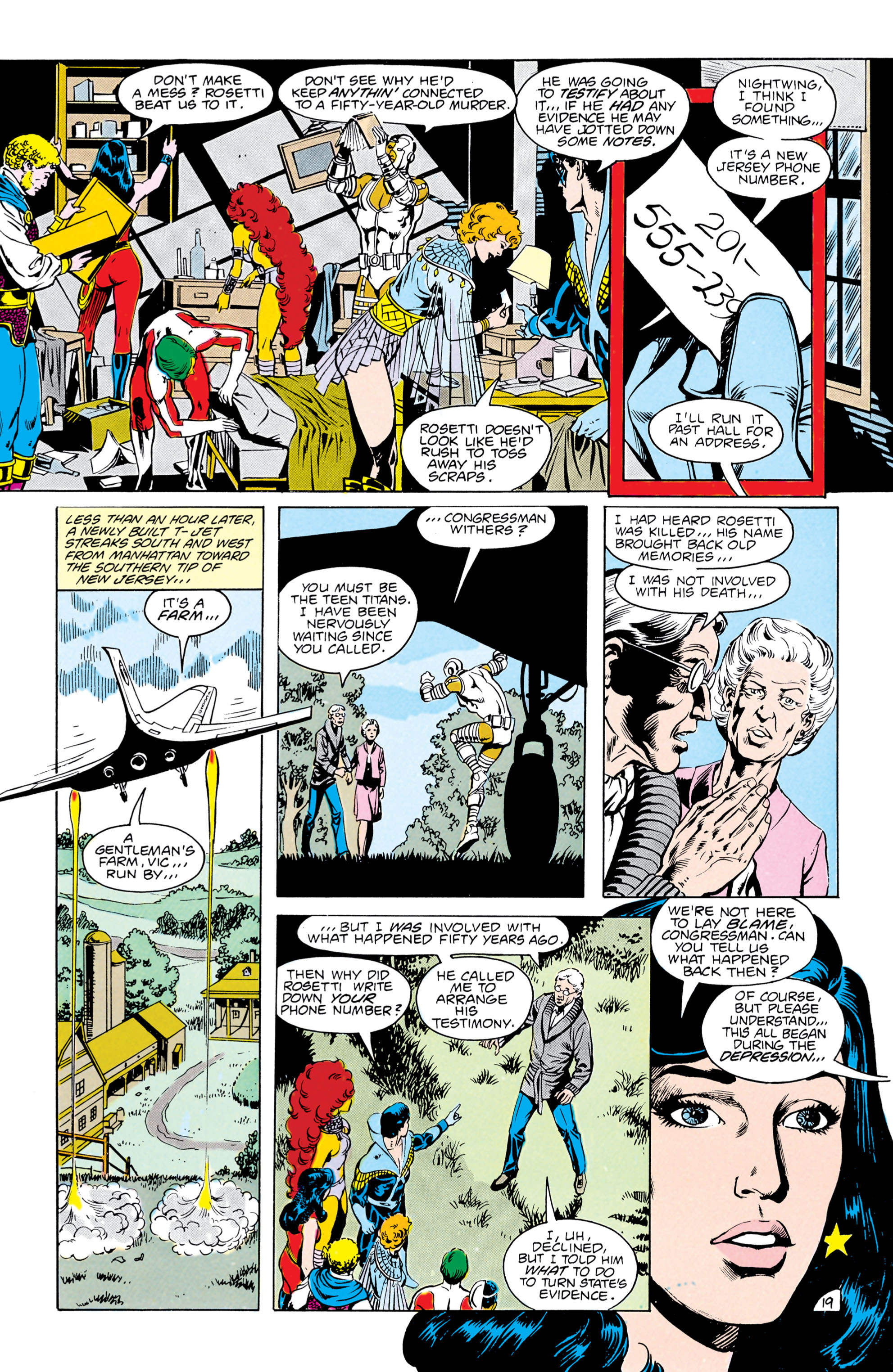 Read online The New Teen Titans (1984) comic -  Issue #12 - 19