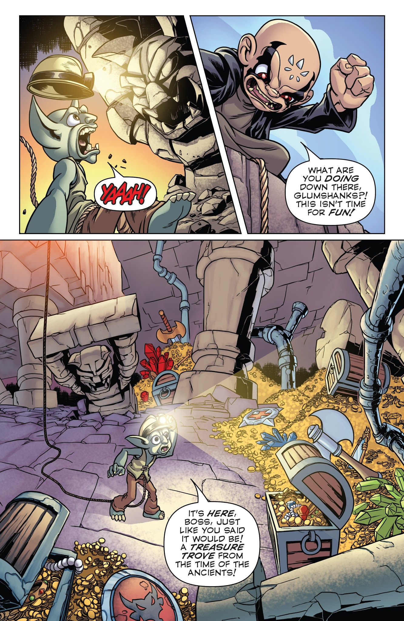 Read online Skylanders Quarterly-Spyro & Friends: Full Blast comic -  Issue # Full - 36