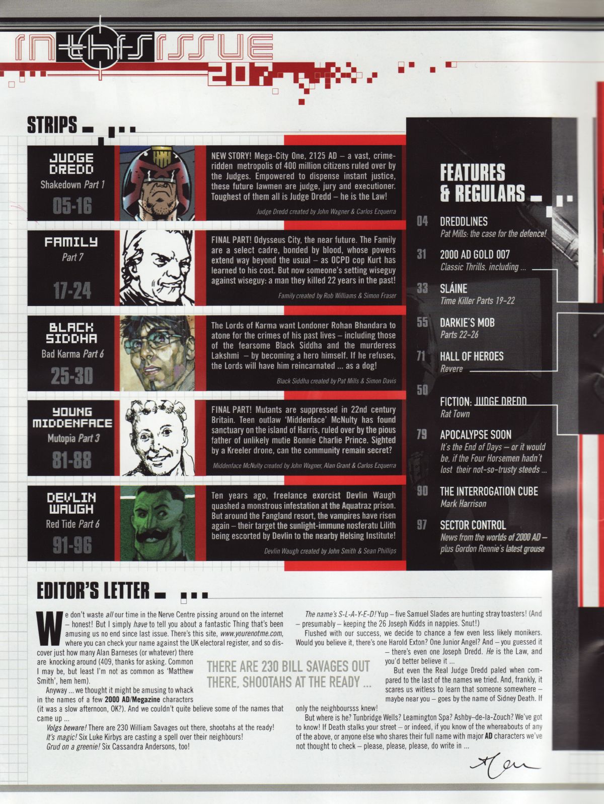 Read online Judge Dredd Megazine (Vol. 5) comic -  Issue #207 - 2